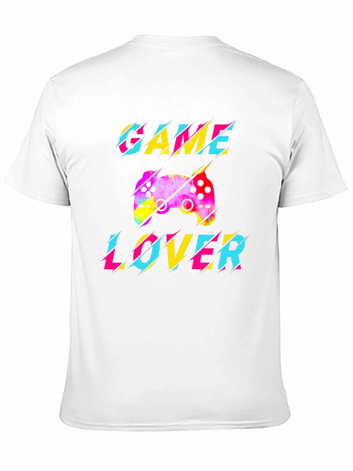 Game Lover Graphic Tee - Black Cotton T-Shirt
