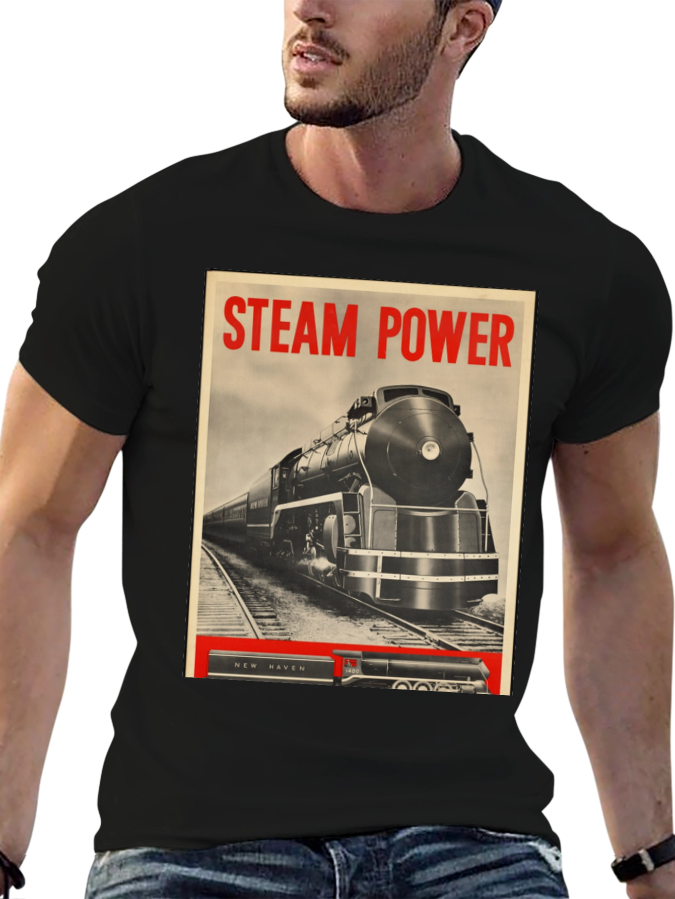 Steam Power Train Graphic Tee