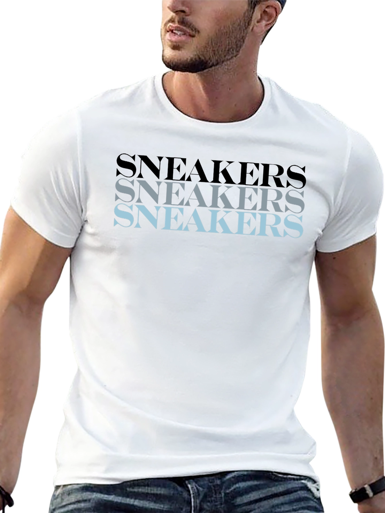Sneakers Graphic Print T-Shirt