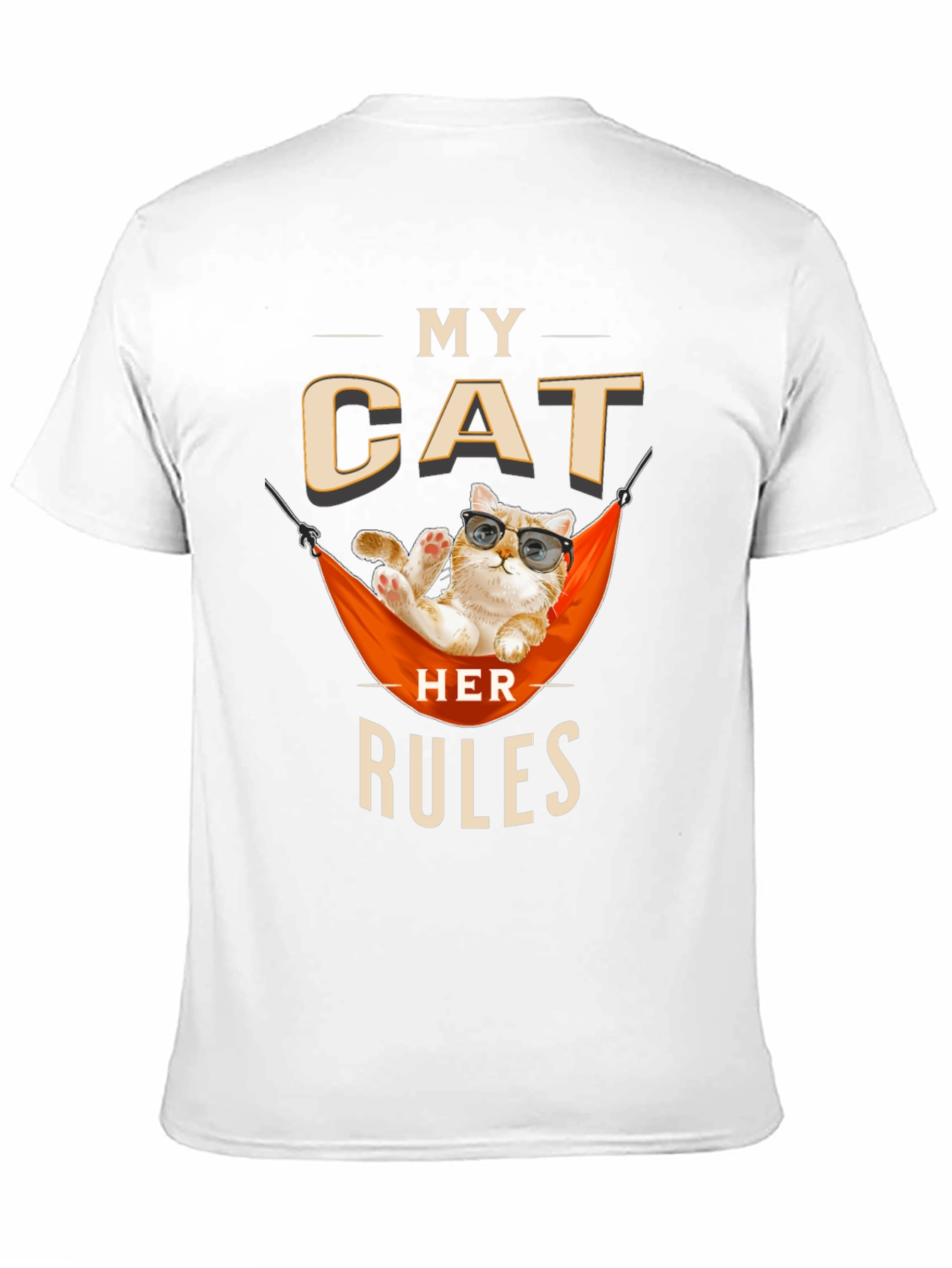 My Cat Rules T-Shirt - Funny Pet Lover Tee