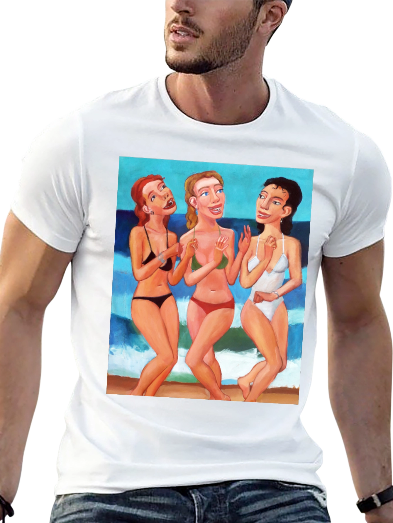 Retro Beach Babes Graphic Tee - Unisex