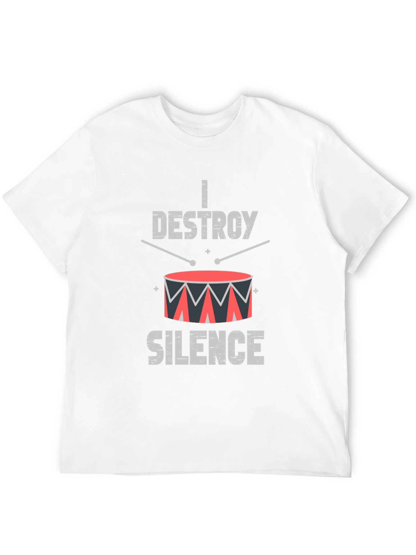 I Destroy Silence Drummer T-Shirt