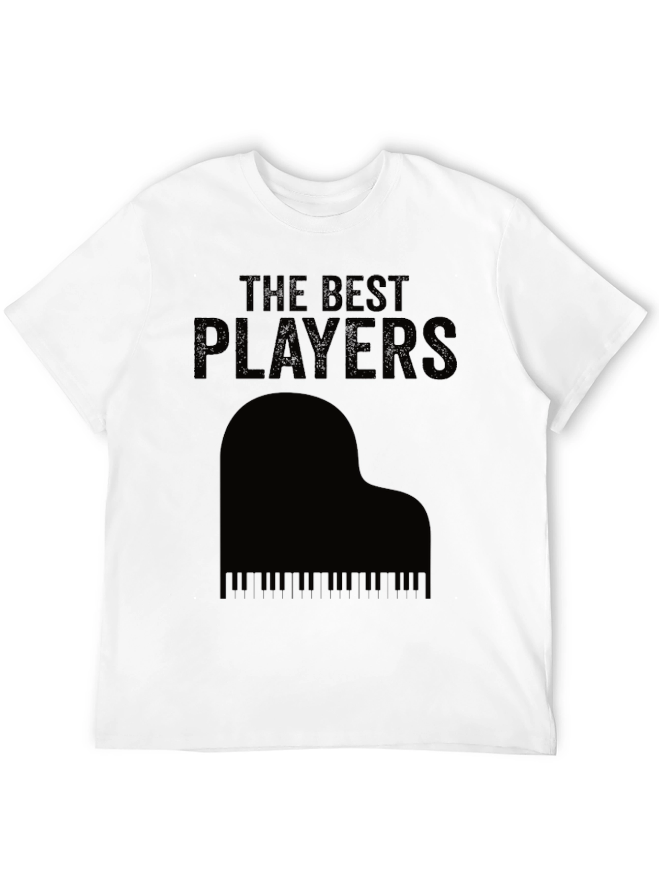 The Best Players Piano T-Shirt - Black