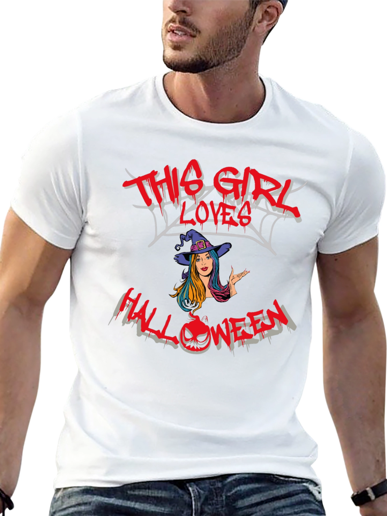This Girl Loves Halloween Graphic Tee