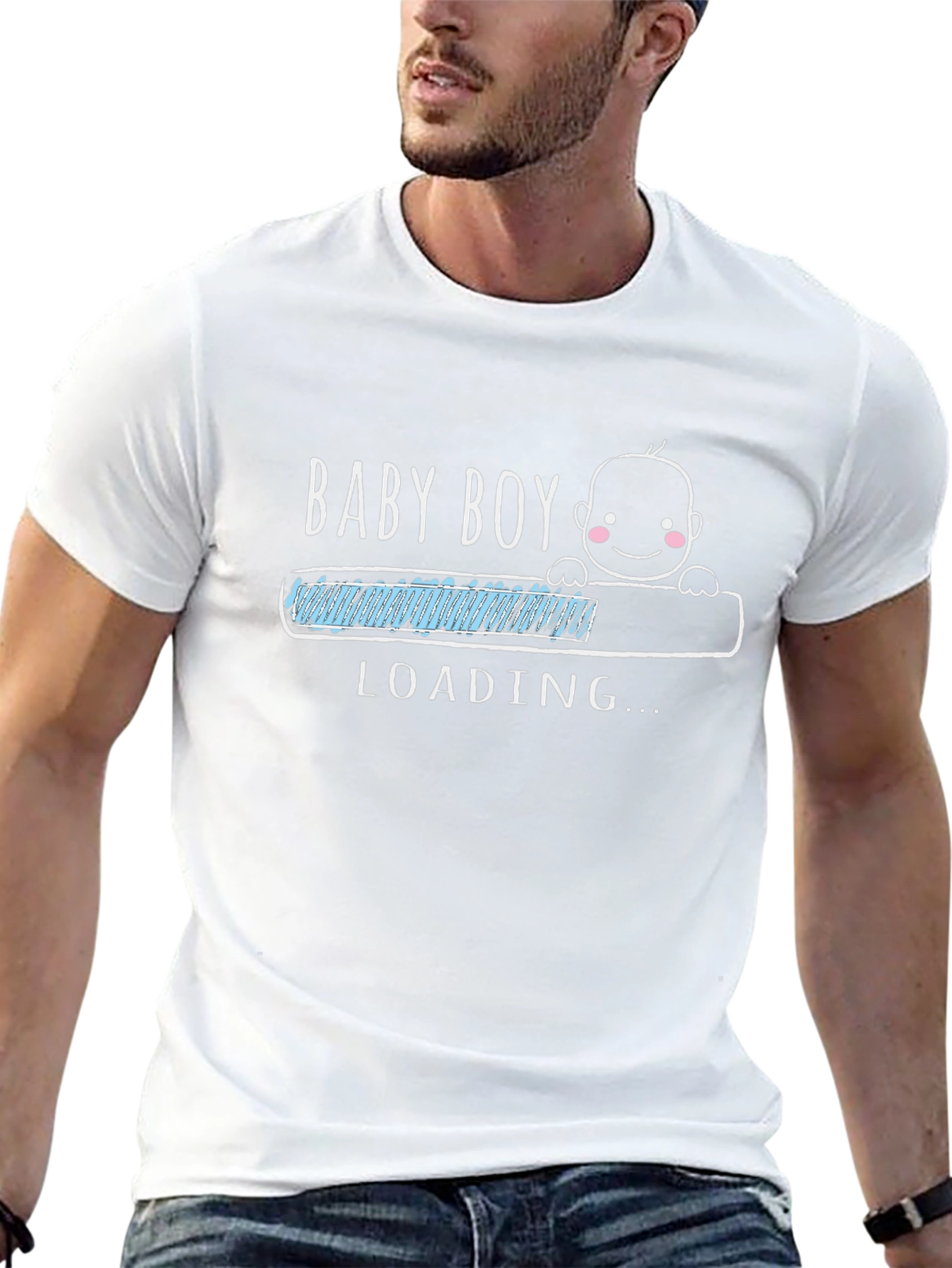 Baby Boy Loading T-Shirt - New Dad Gift