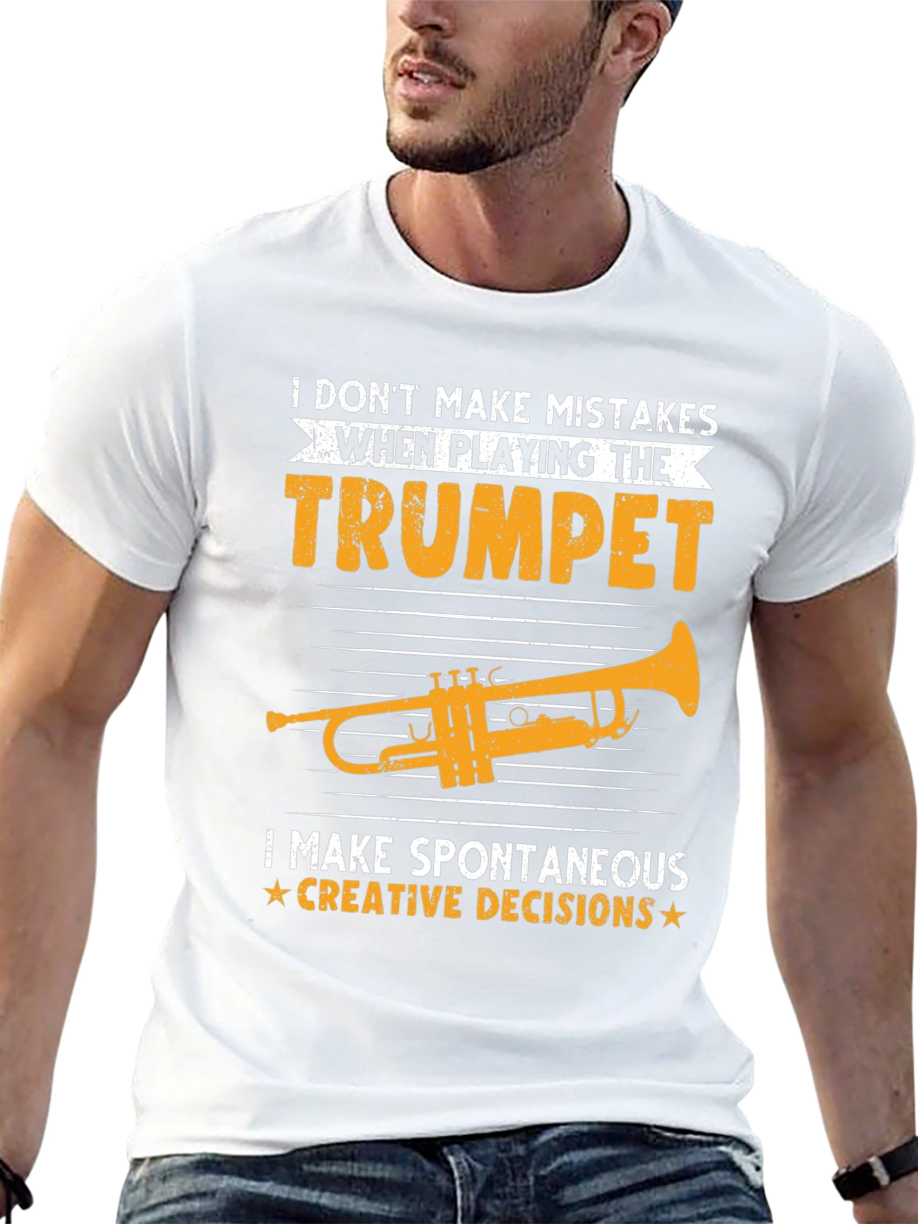 Trumpet Player T-Shirt - Spontaneous Creative Decisions
