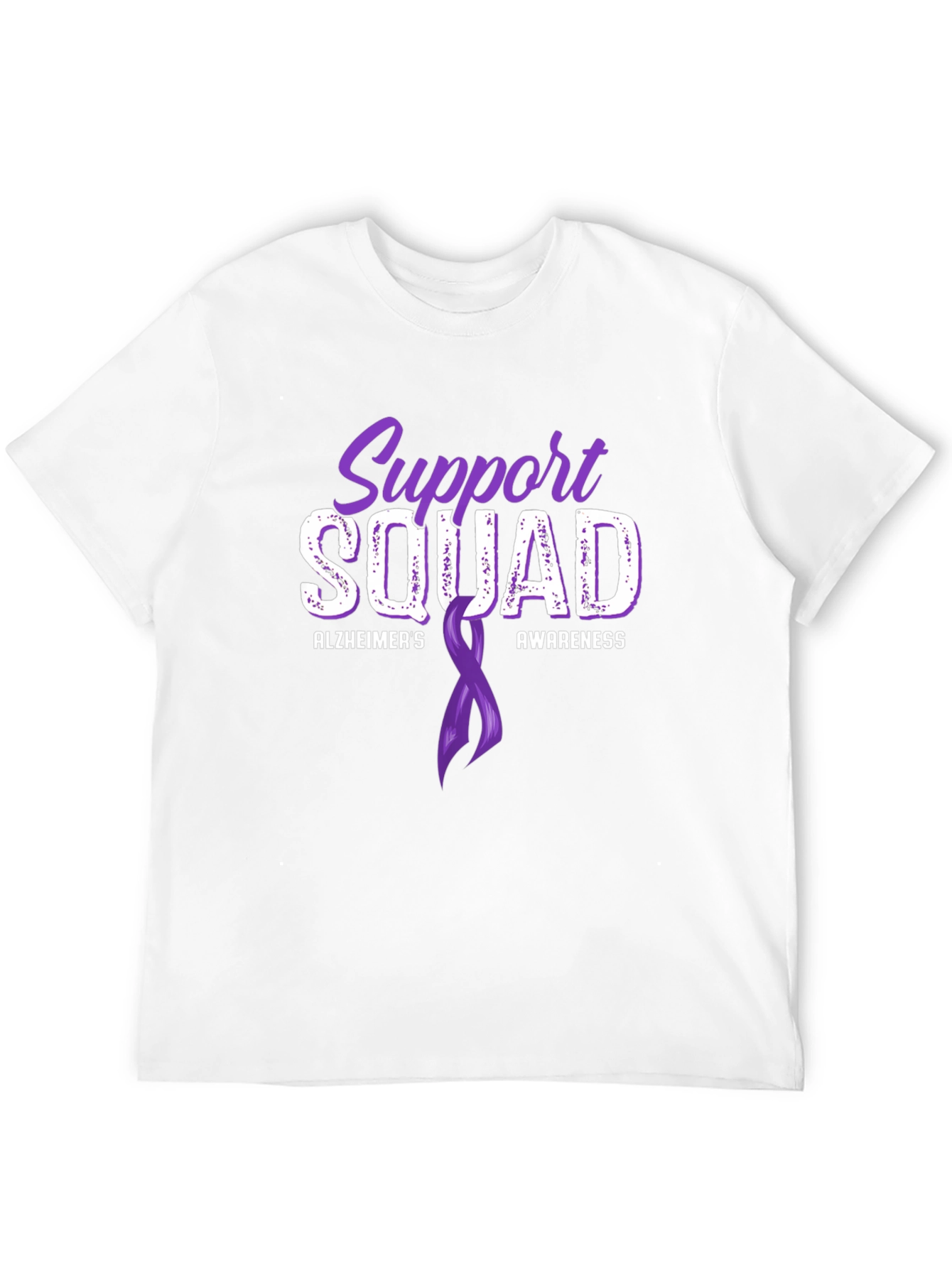 Alzheimers Awareness Support Squad Graphic Tee
