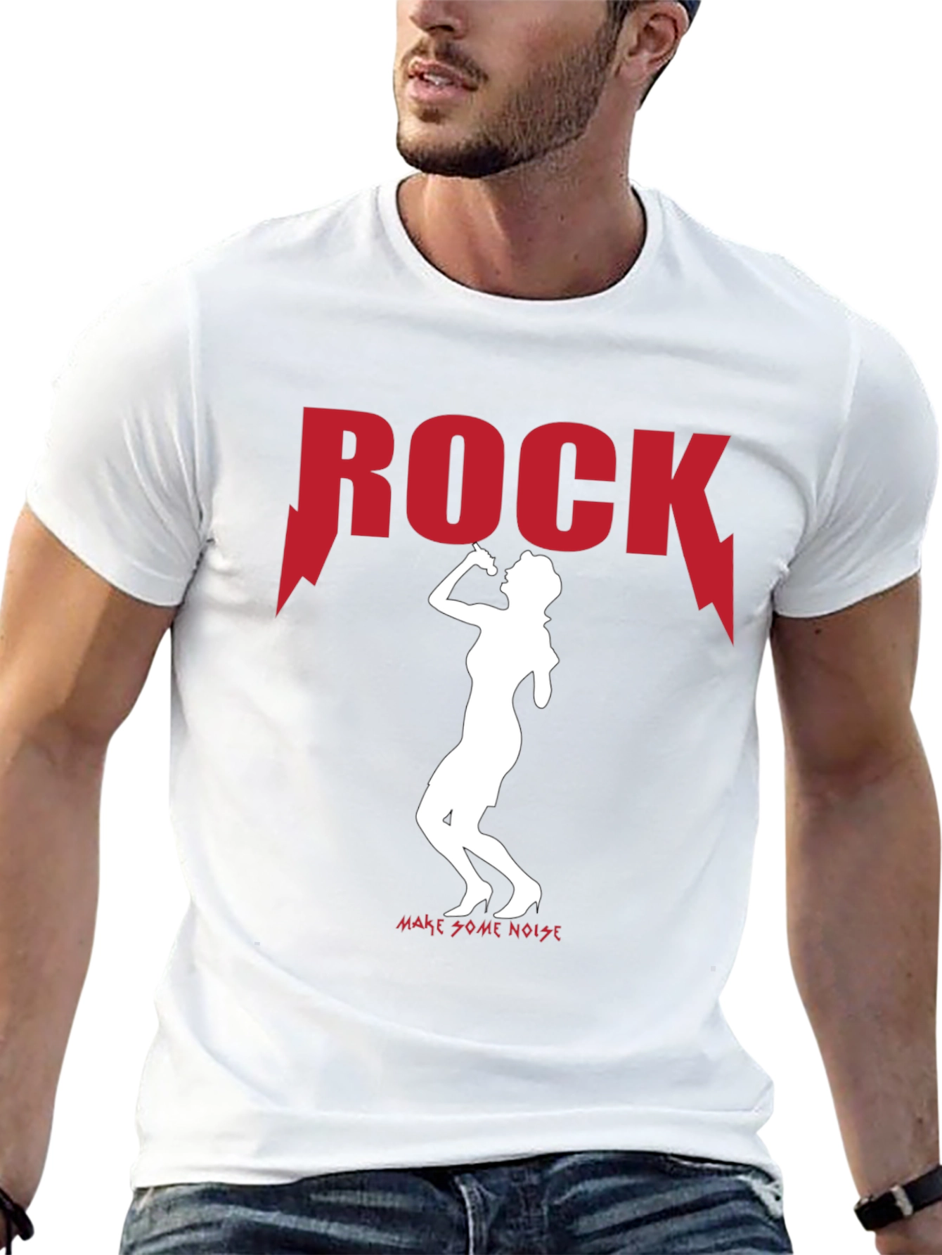 Rock Graphic Black T-Shirt