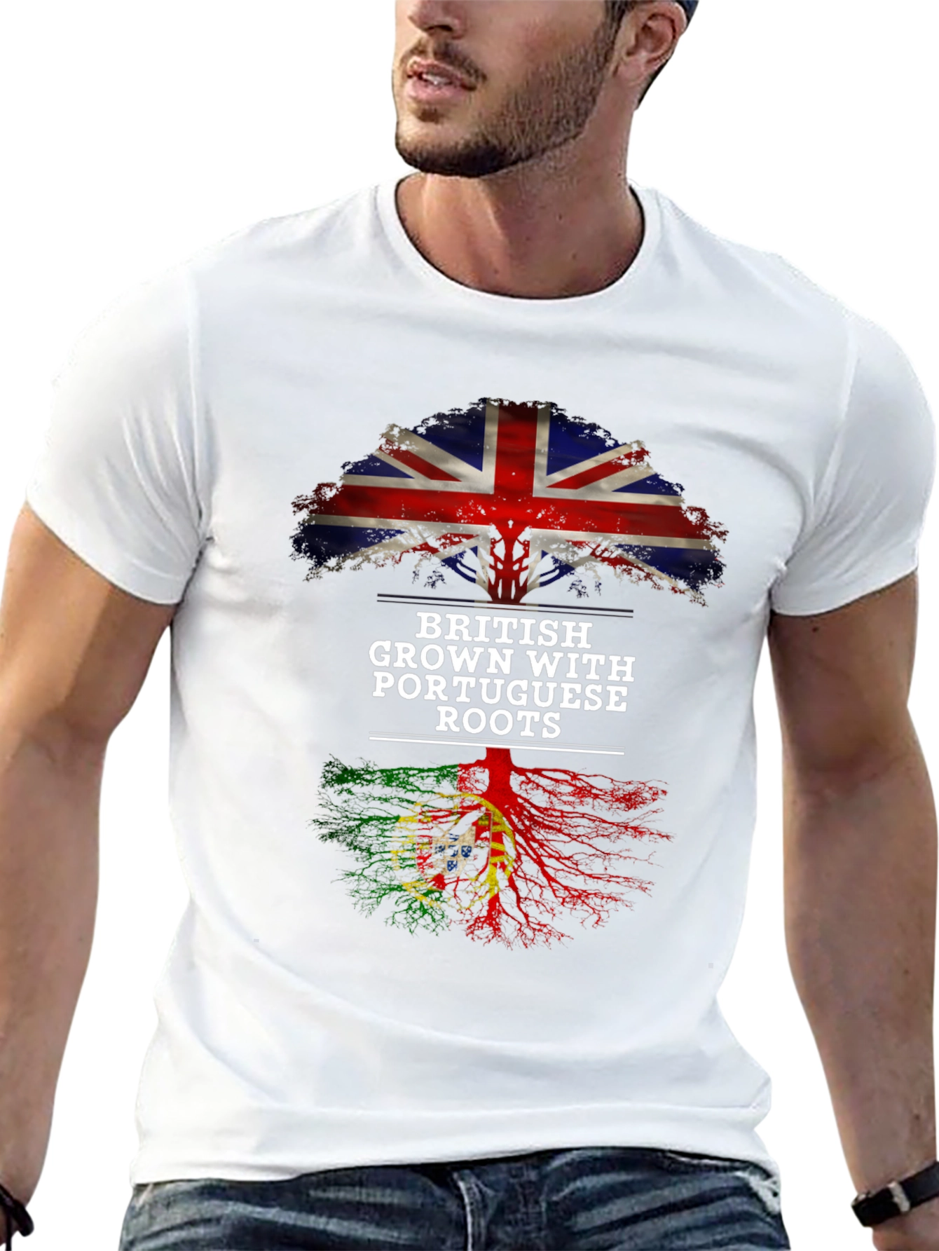 British Grown With Portuguese Roots T-Shirt