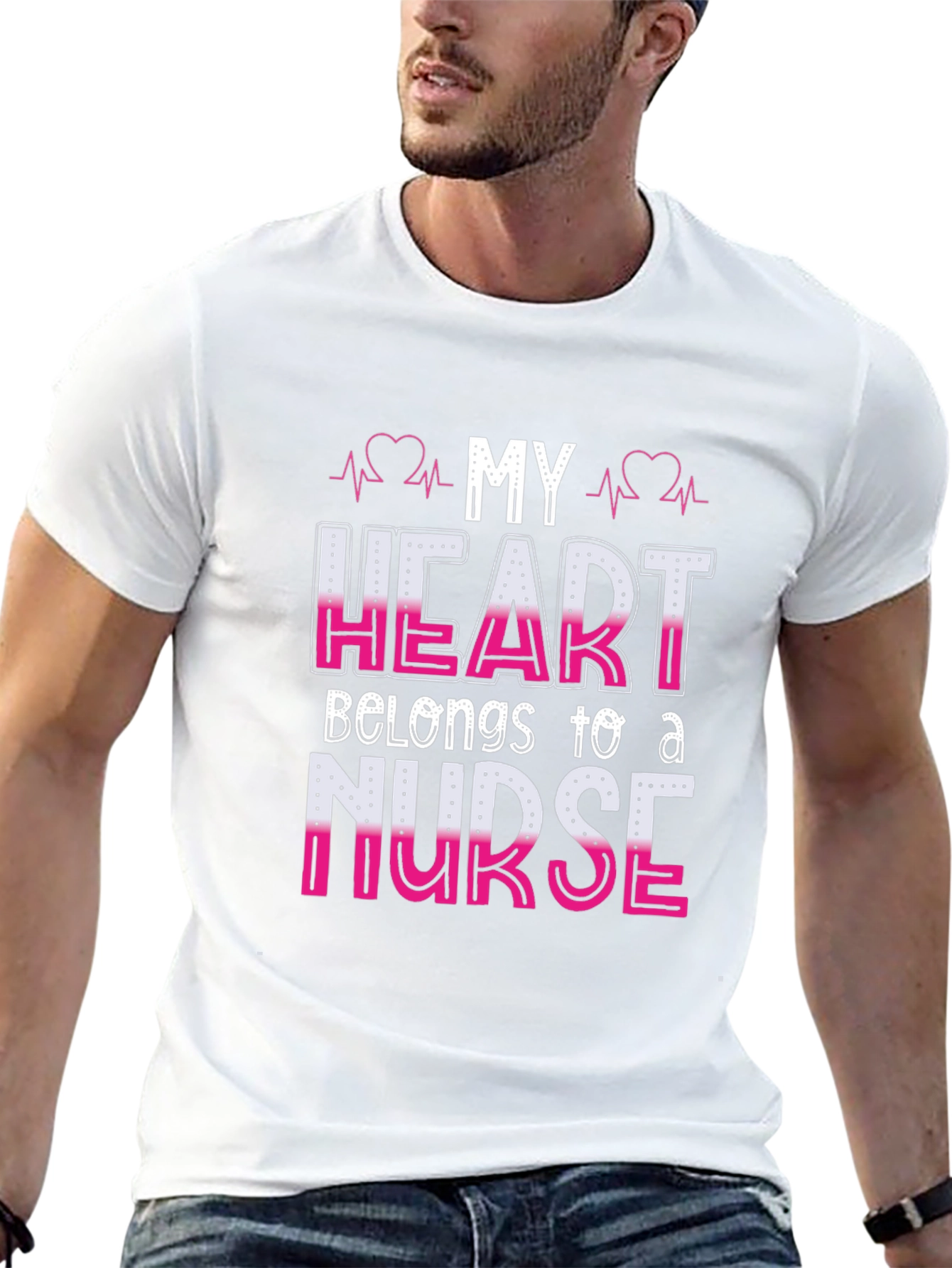 My Heart Belongs to a Nurse T-Shirt
