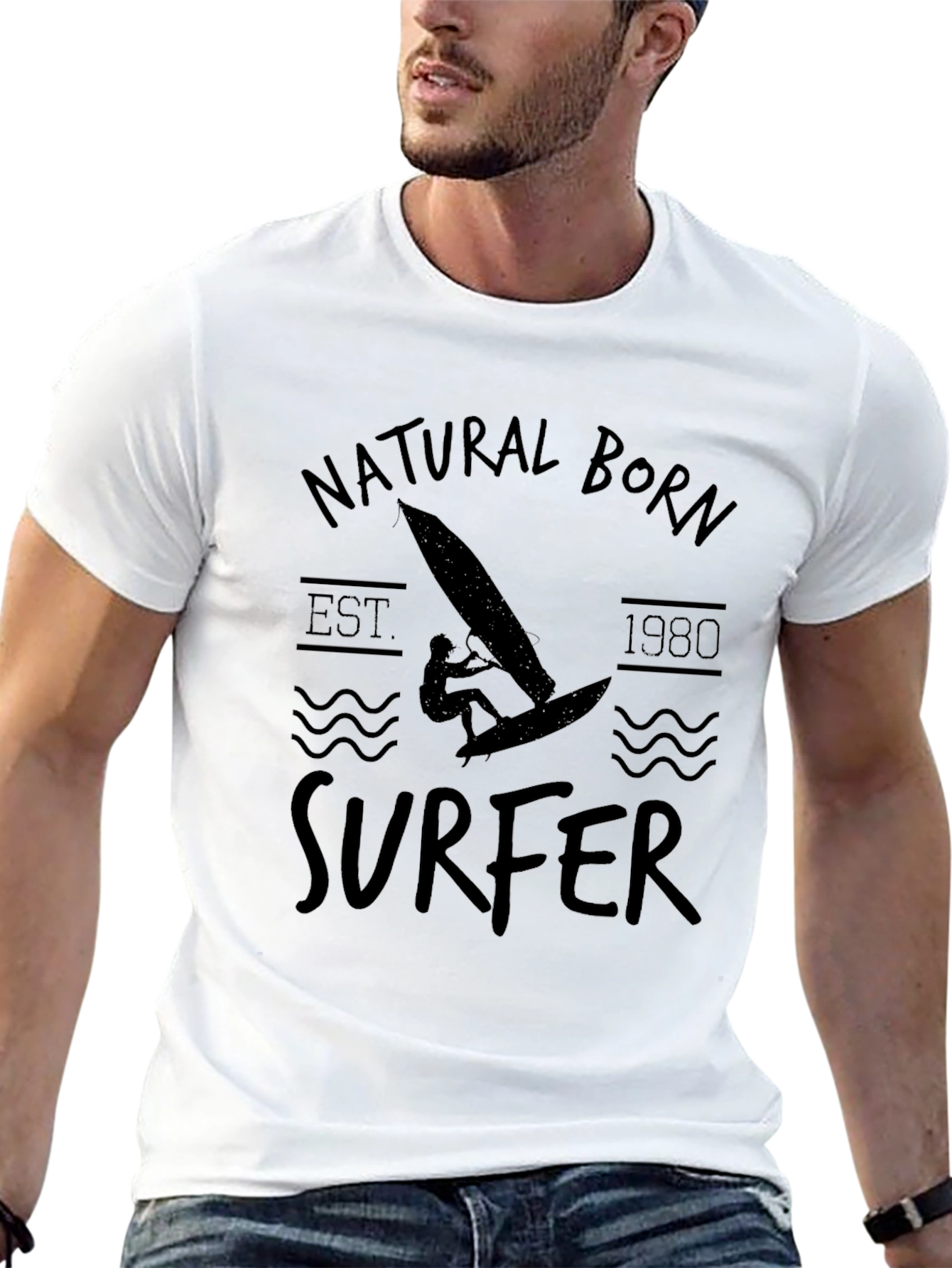 Natural Born Surfer Tee - Est. 1980