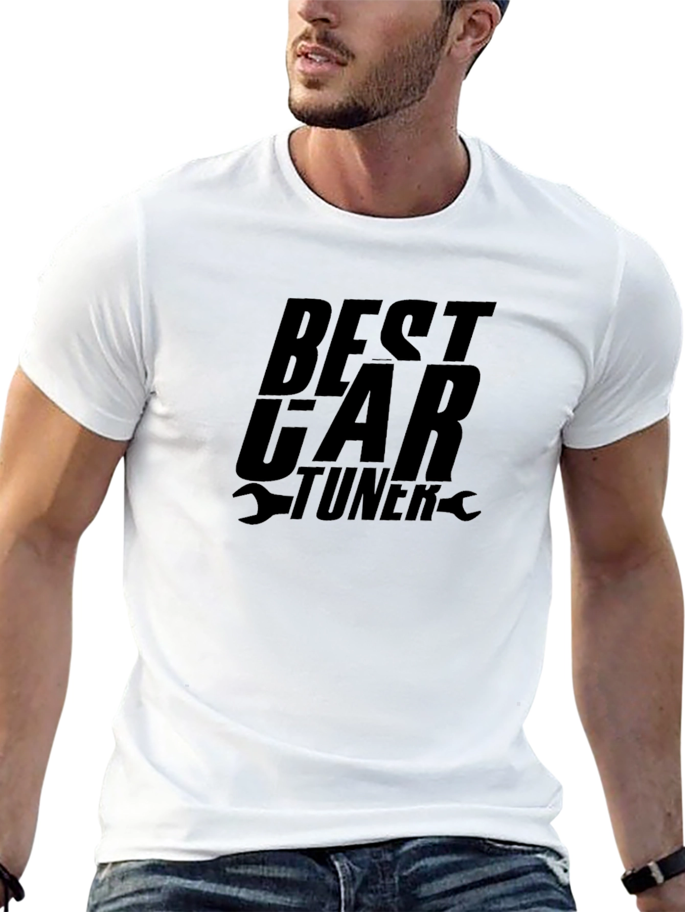 Best Car Tuner Black Graphic Tee