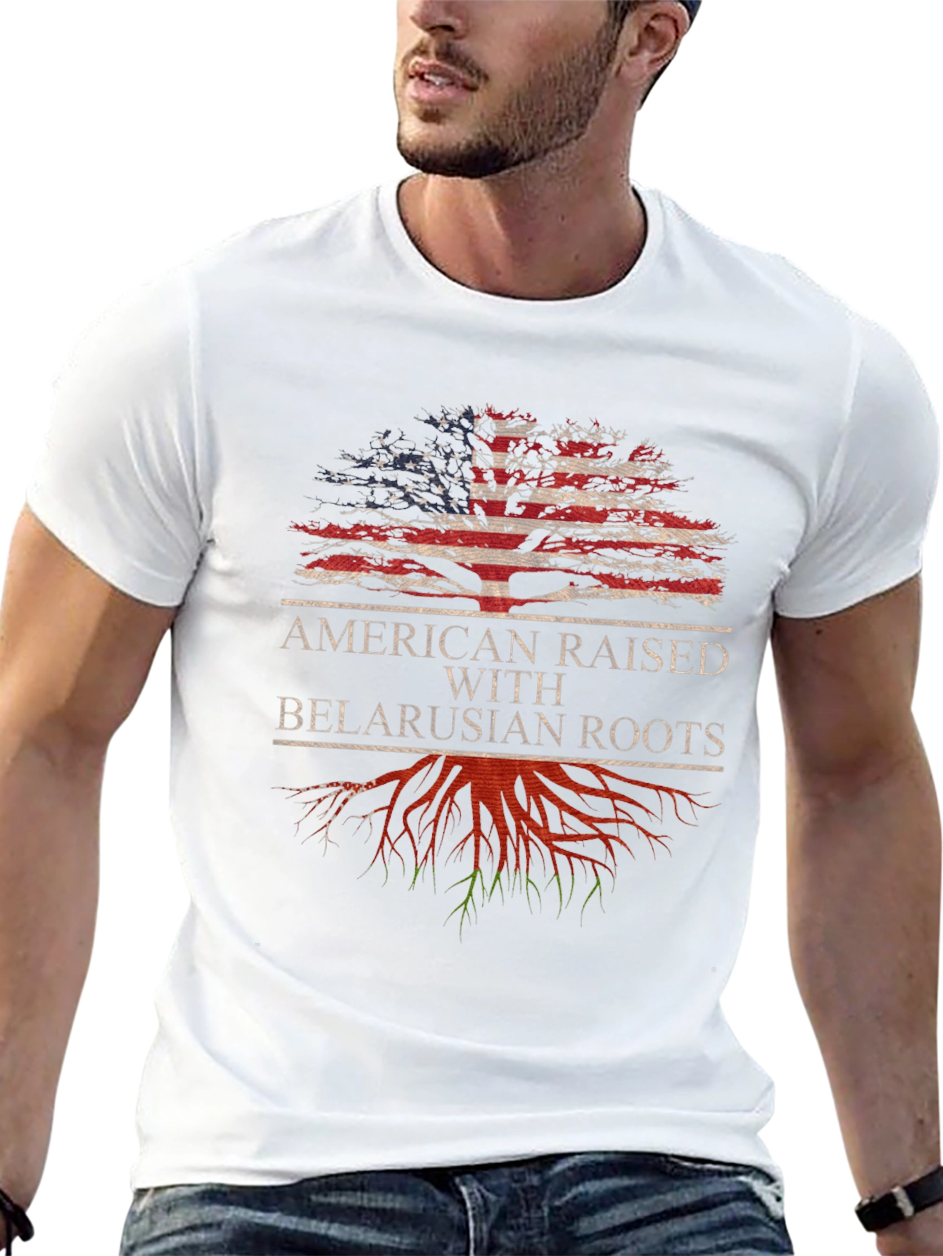 American Raised with Belarusian Roots T-Shirt
