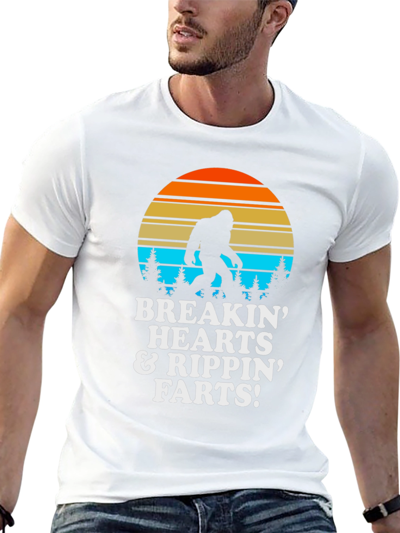 Breakin Hearts & Rippin Farts Bigfoot T-Shirt