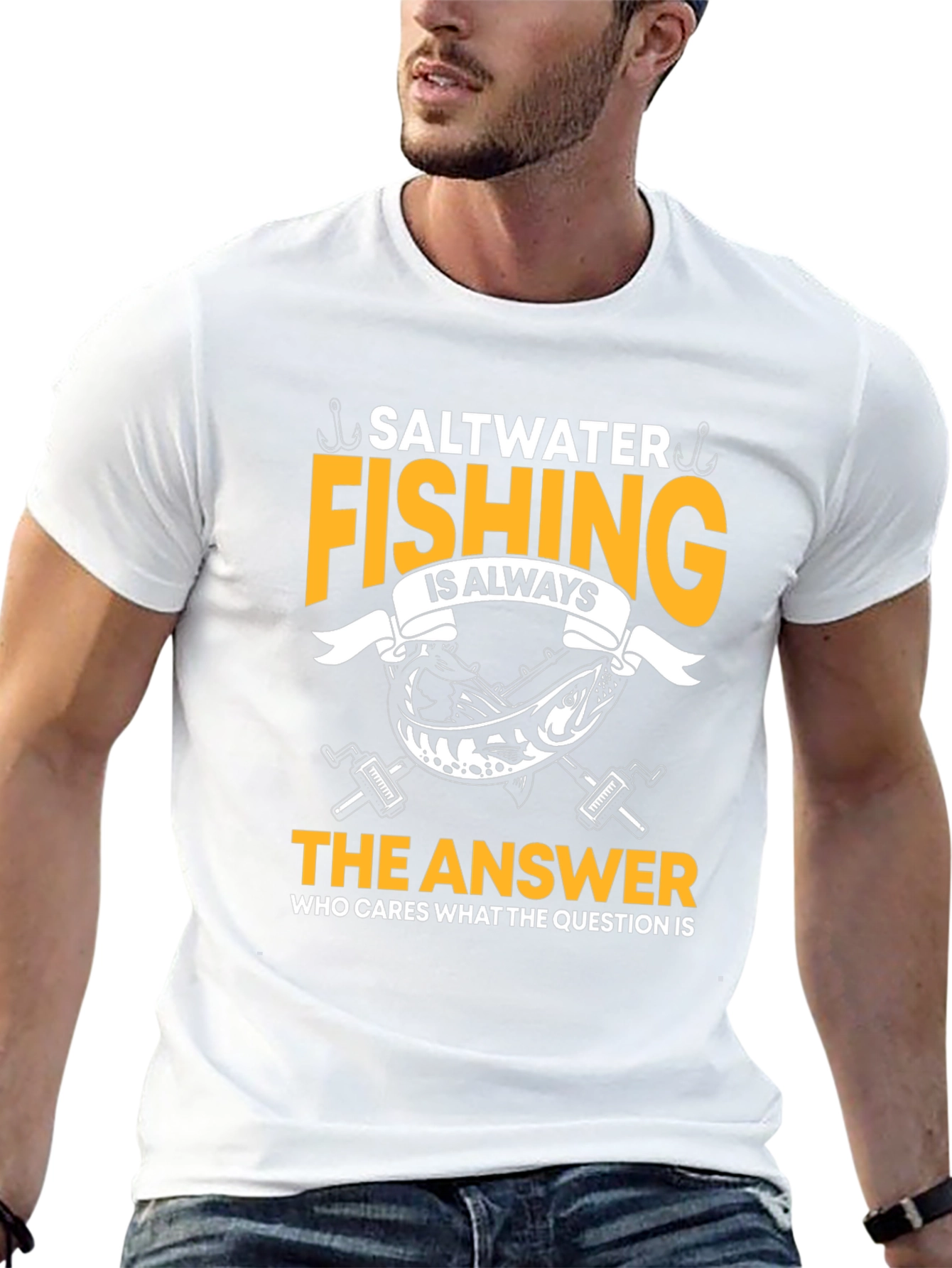 Saltwater Fishing T-Shirt - Always the Answer