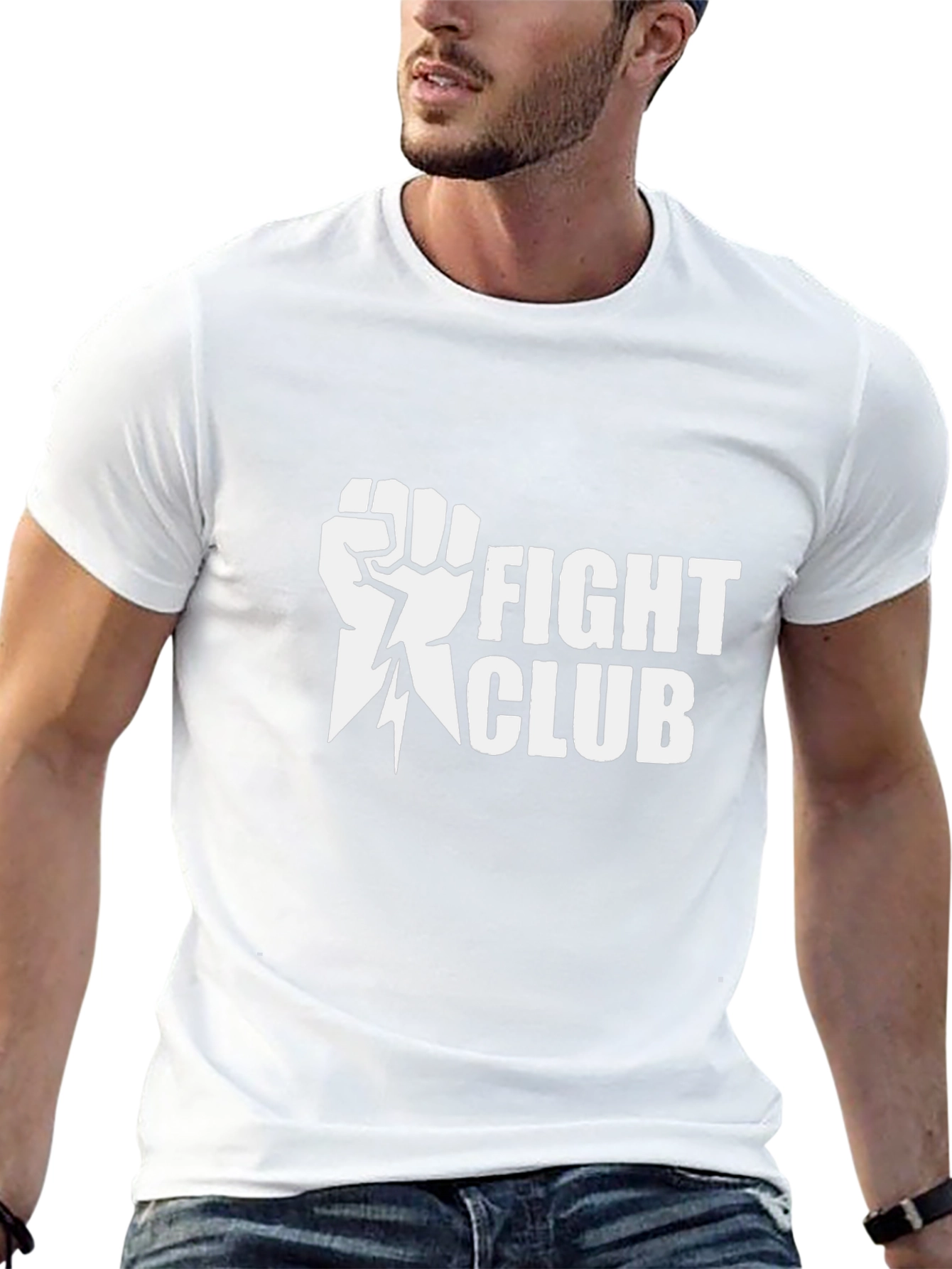 Fight Club Graphic Tee - Black Cotton T-Shirt