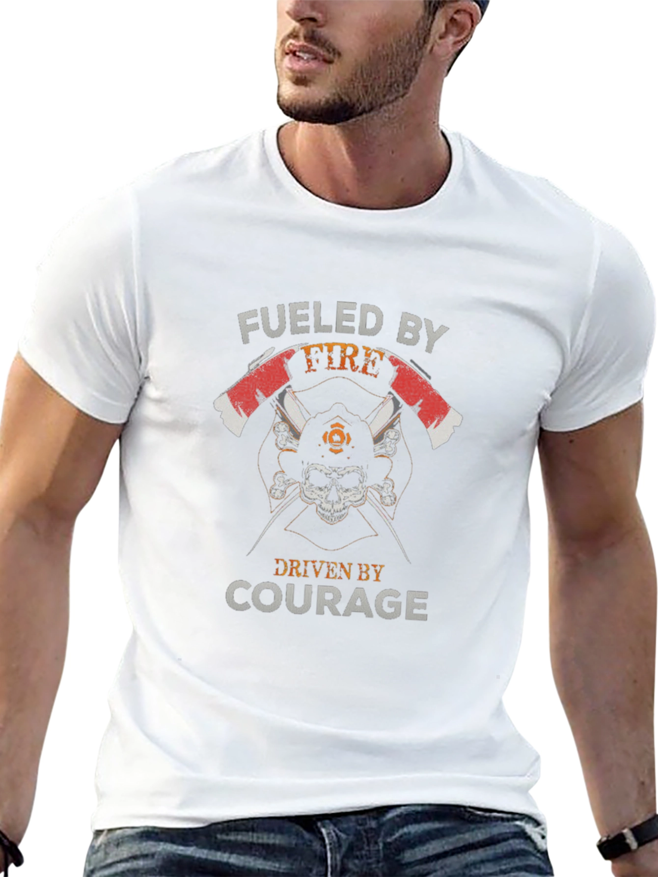 Fueled By Fire Courage Driven Tee