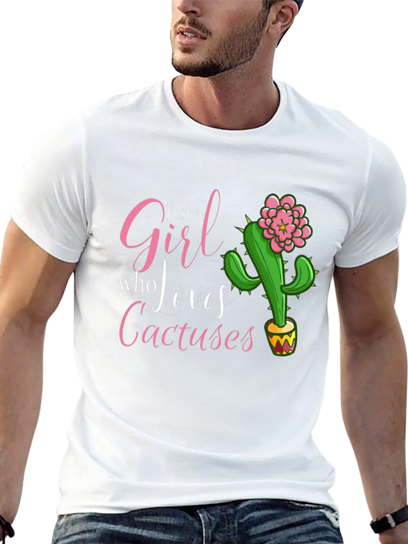 Girl Who Loves Cactuses T-Shirt