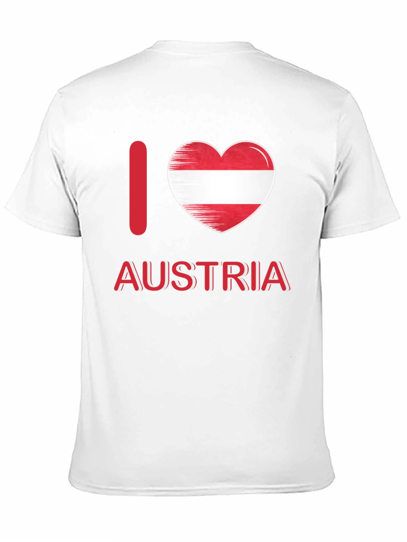 I Heart Austria T-Shirt - Black Cotton Tee