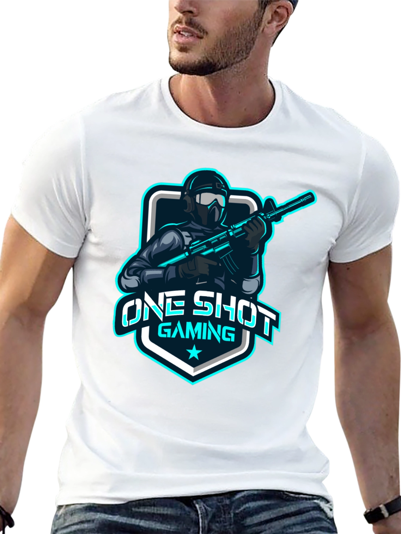 One Shot Gaming T-Shirt: Gamer Style