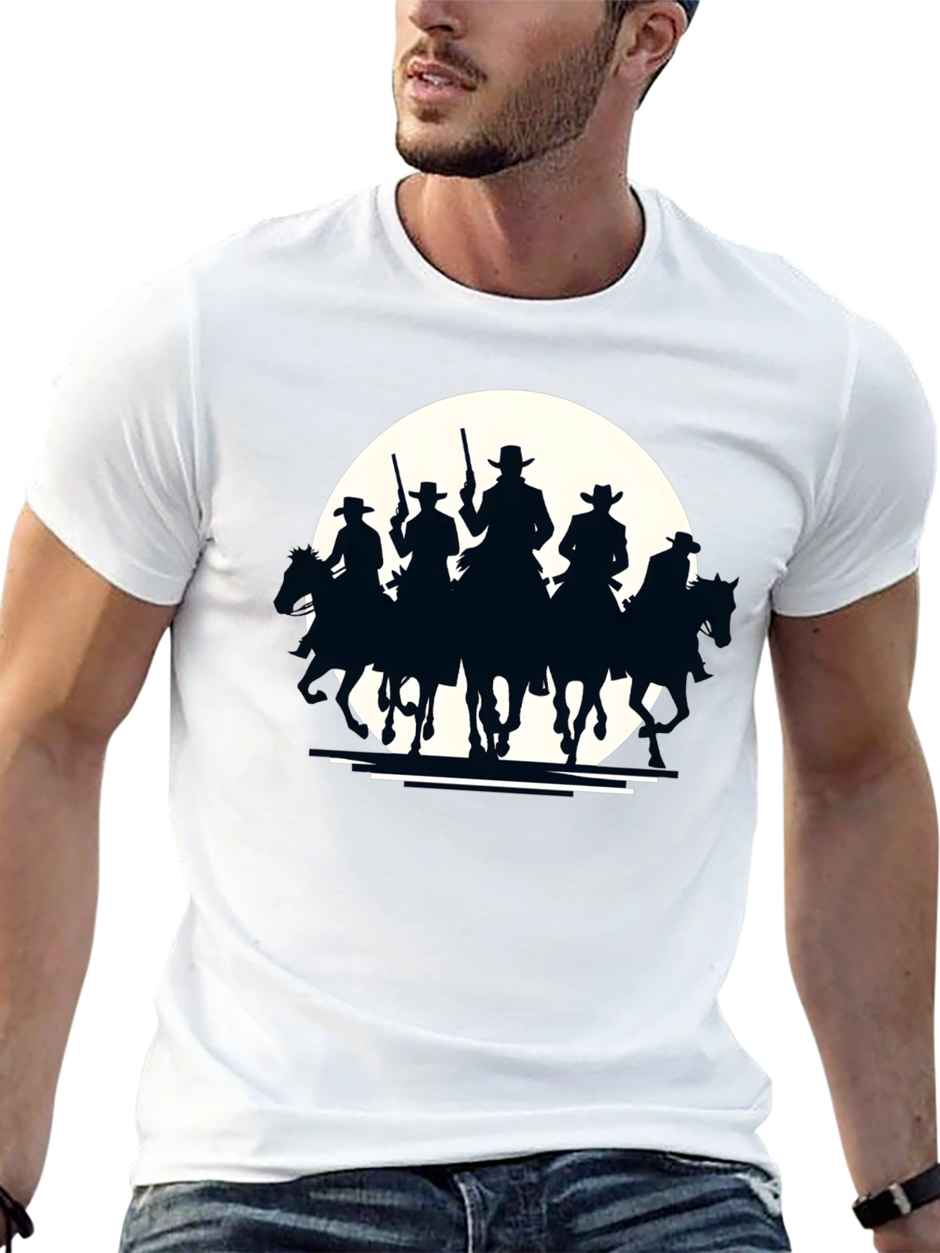 Western Riders Black T-Shirt