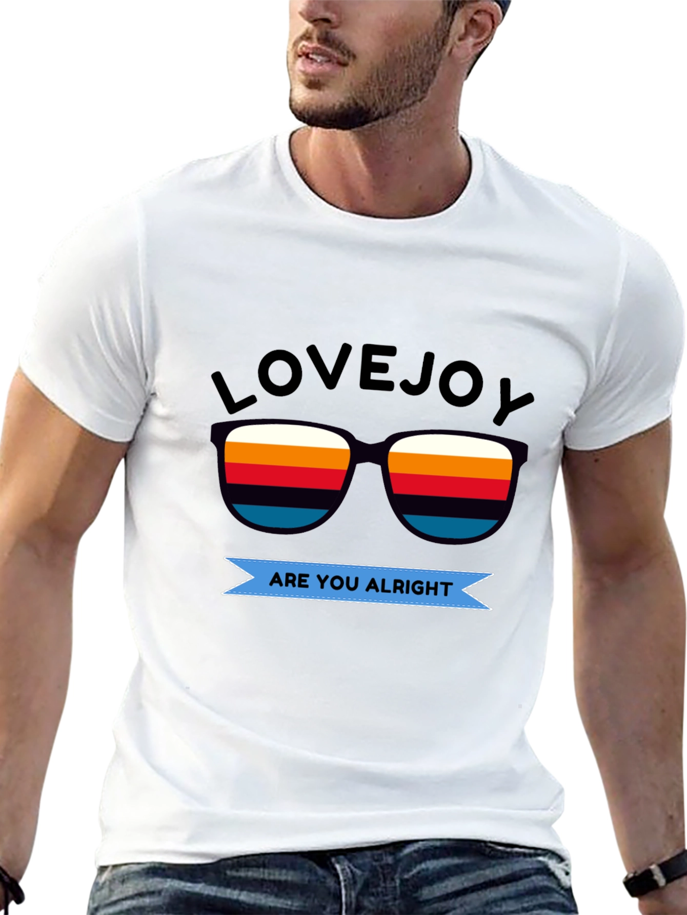 Lovejoy Are You Alright Black T-Shirt
