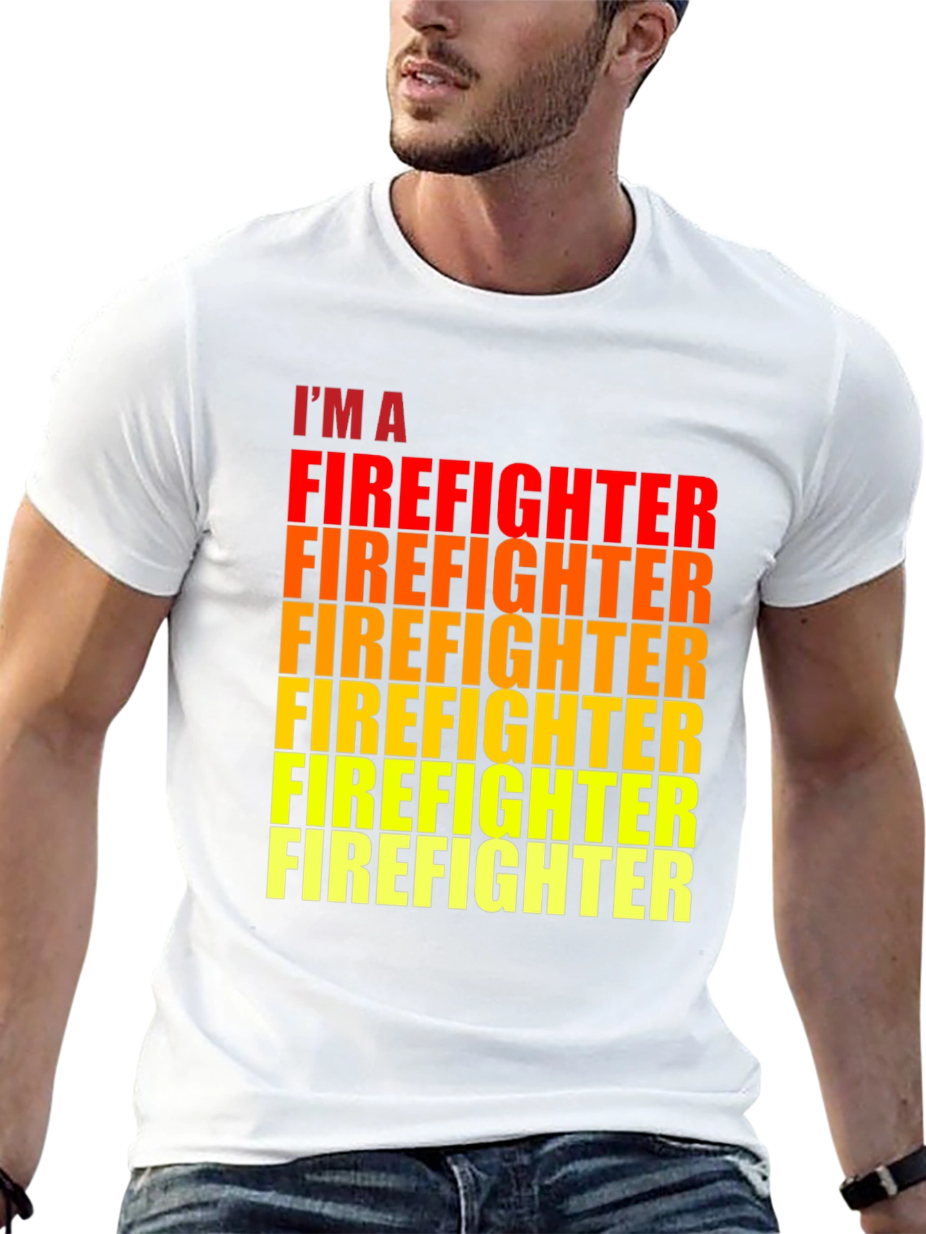 Im A Firefighter Black Graphic Tee