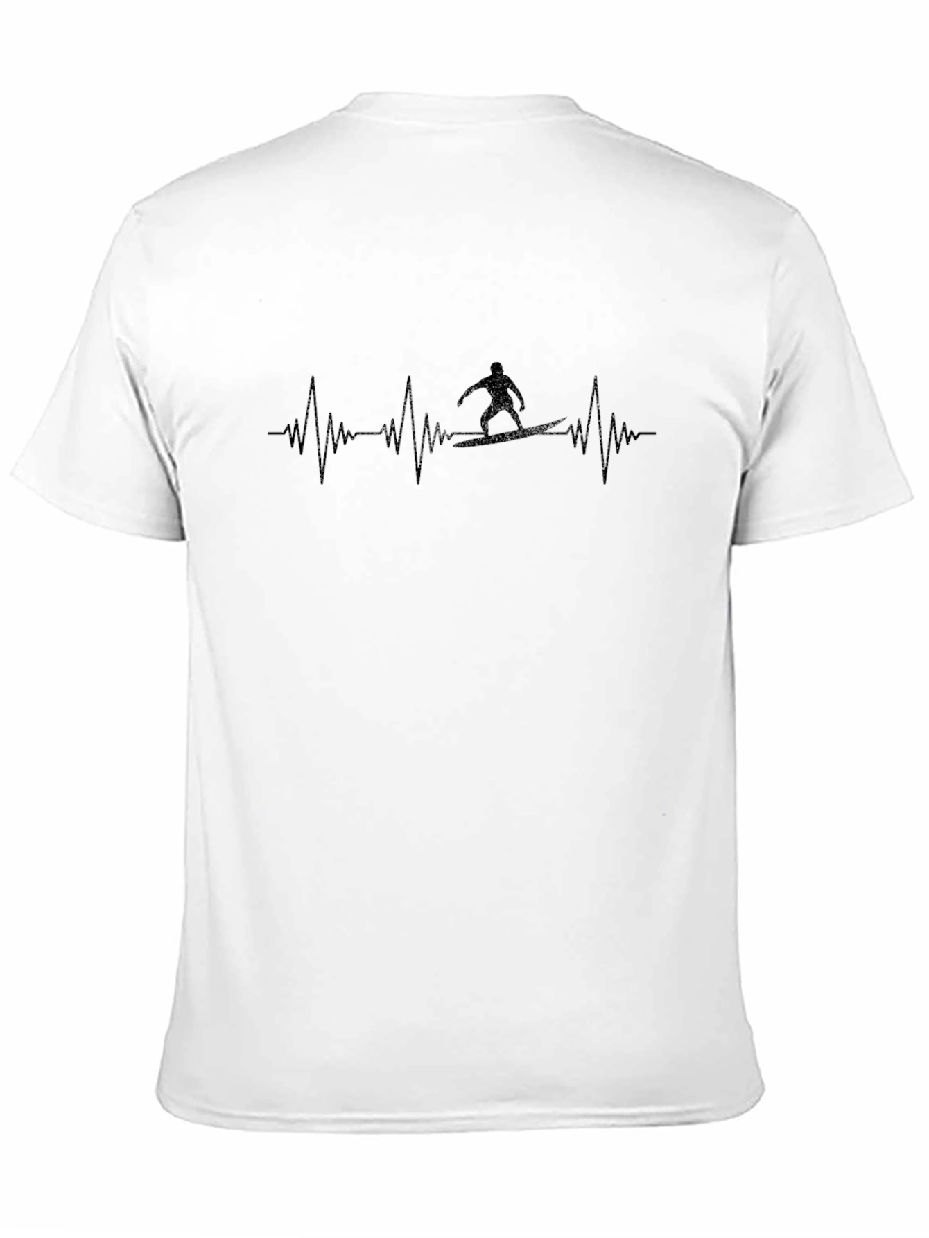Surfer Heartbeat T-Shirt - Ride the Wave