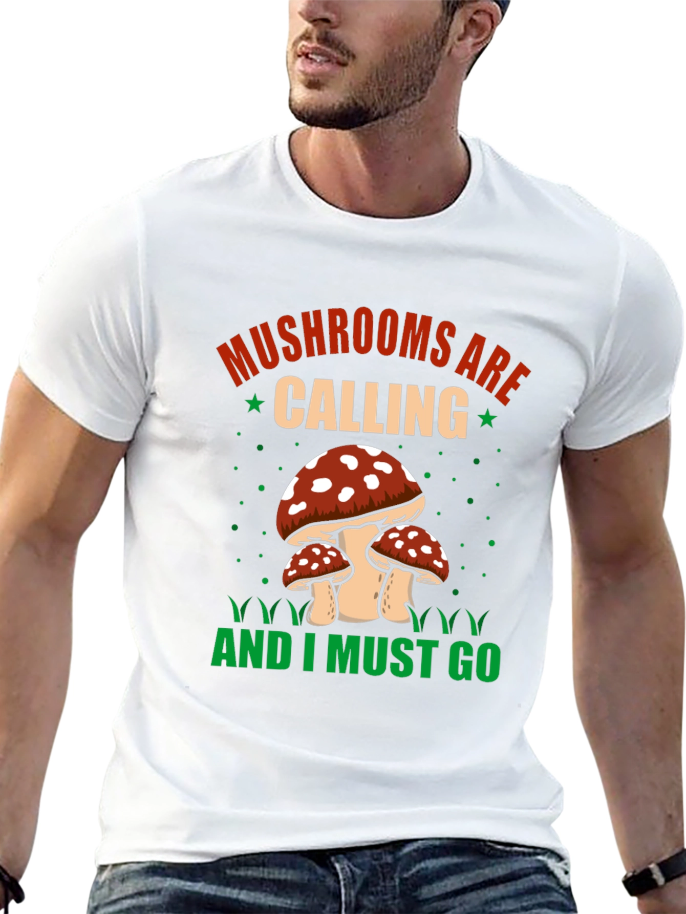 Mushroom Lovers T-Shirt: Mushrooms are Calling
