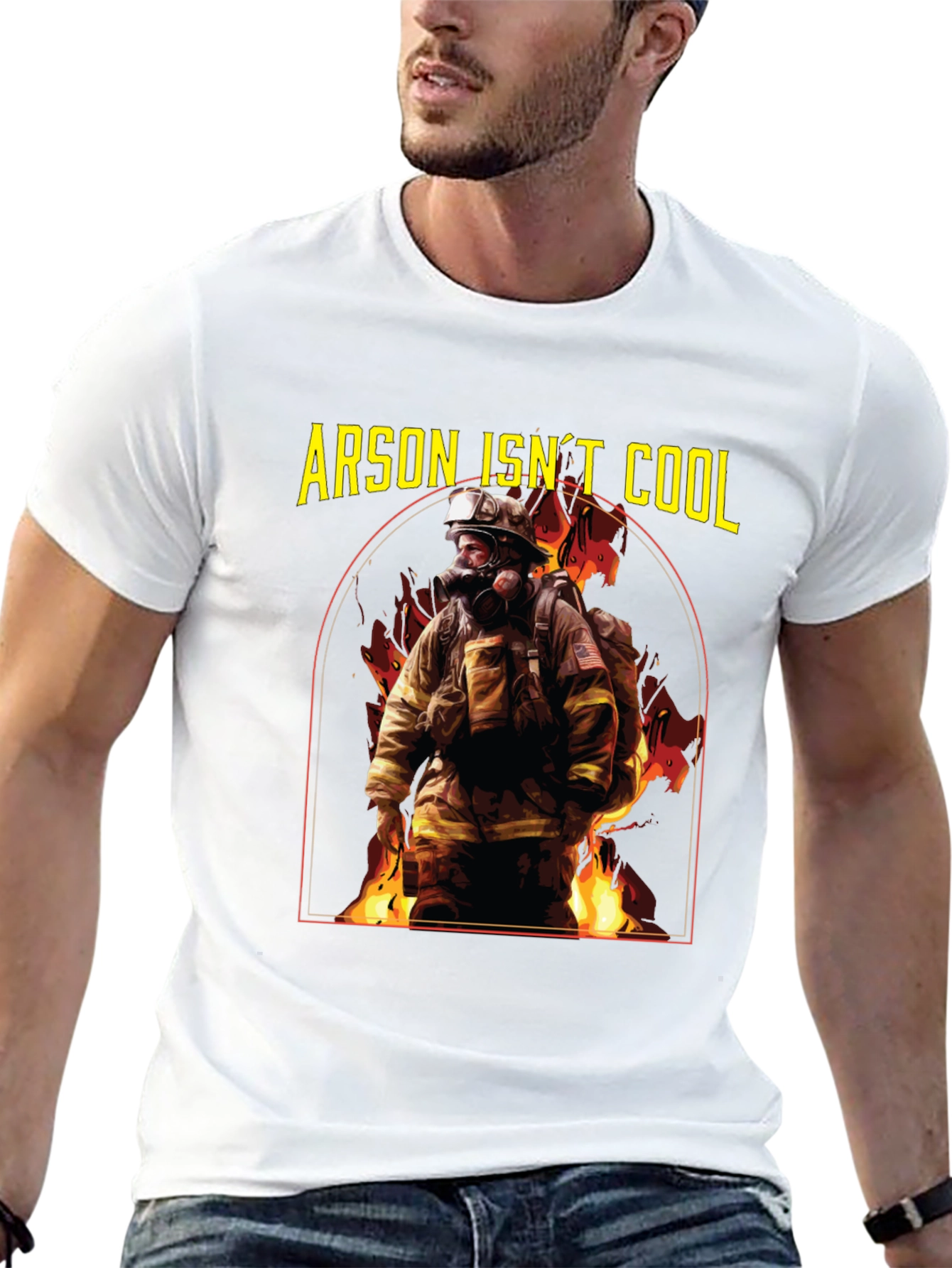 Arson Isnt Cool Firefighter T-Shirt