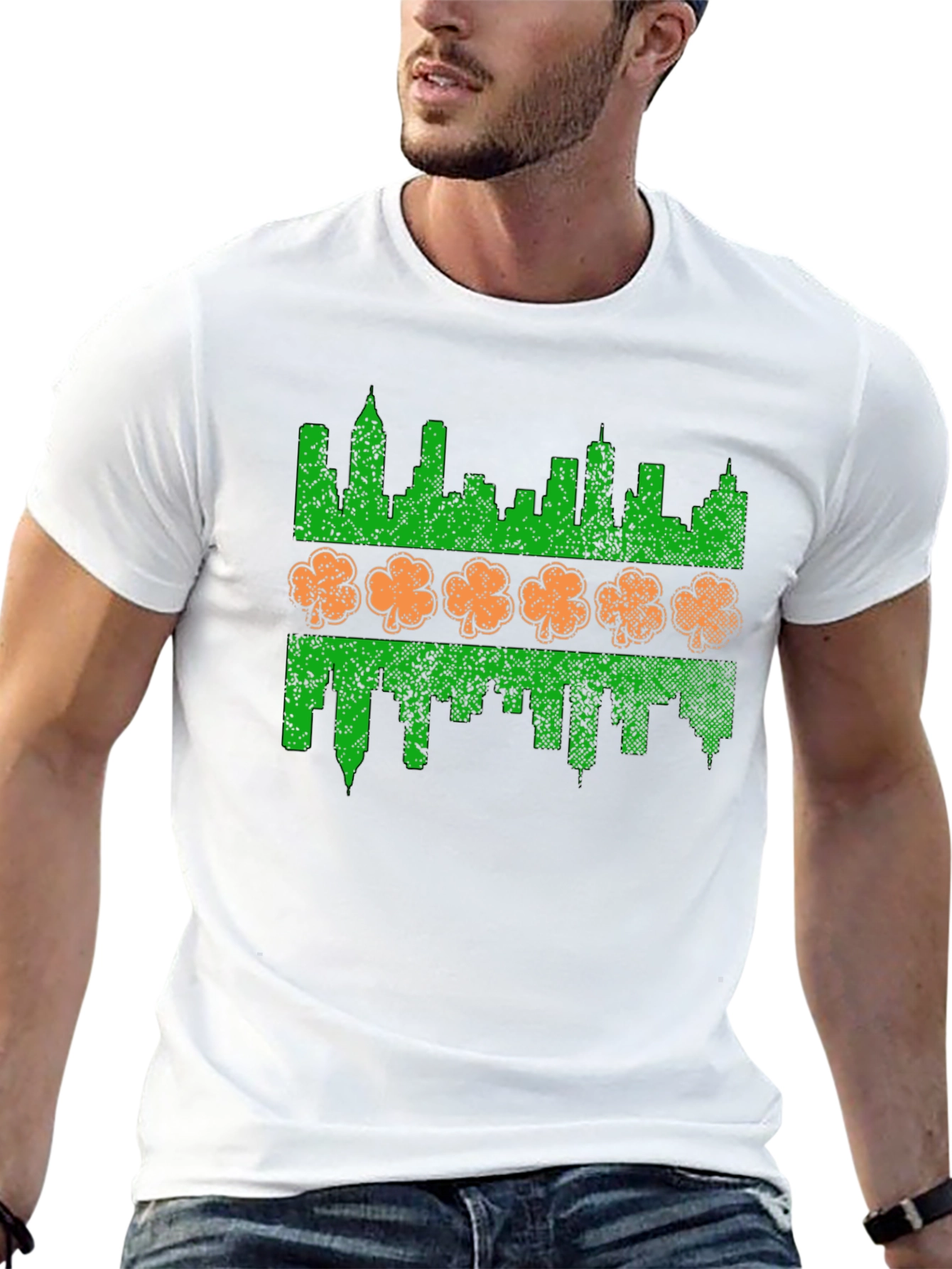 Shamrock Cityscape Graphic Tee