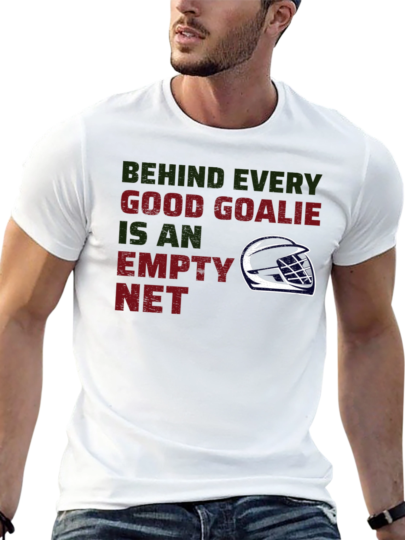 Hockey Goalie T-Shirt - Empty Net Humor