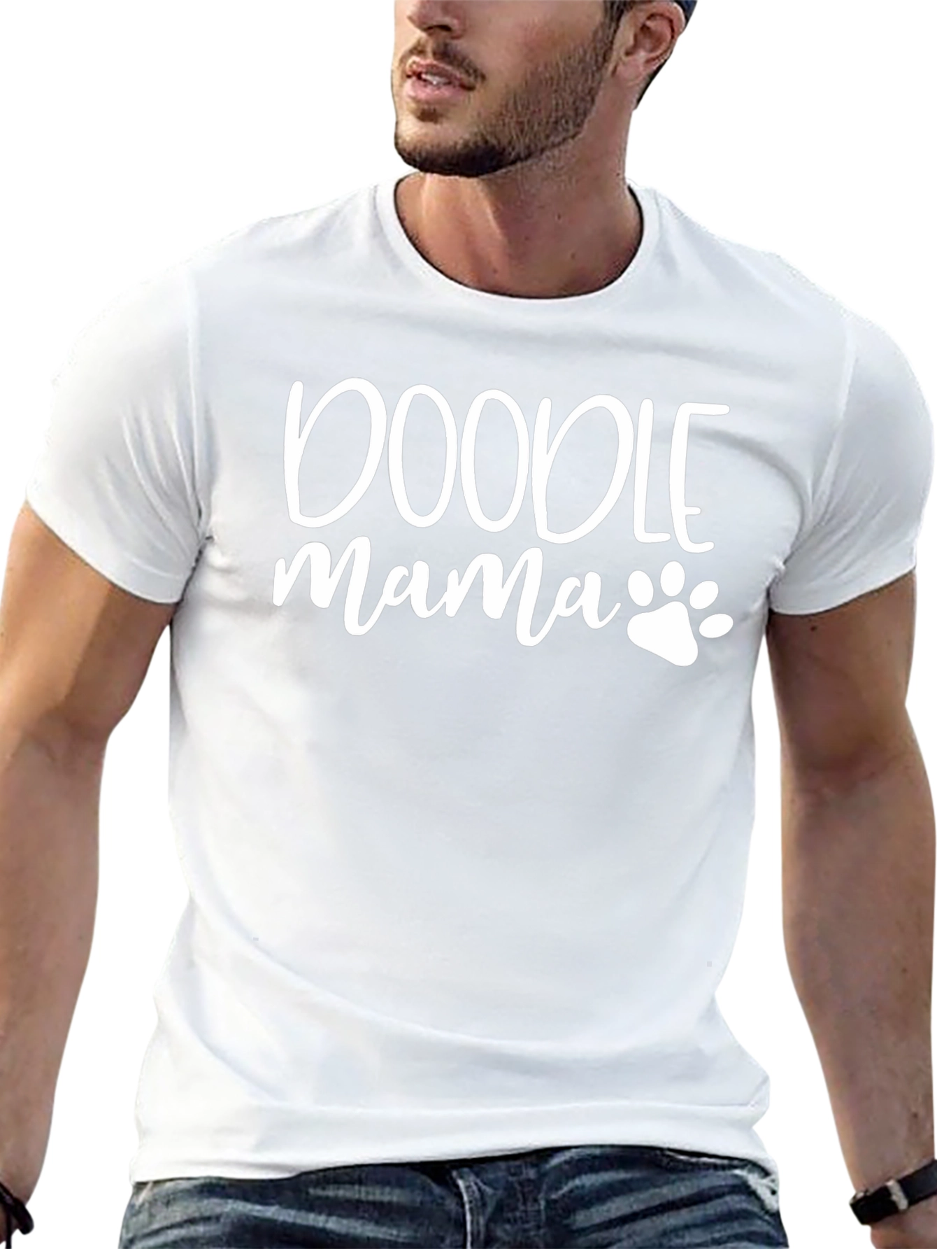 Doodle Mama Black Graphic Tee