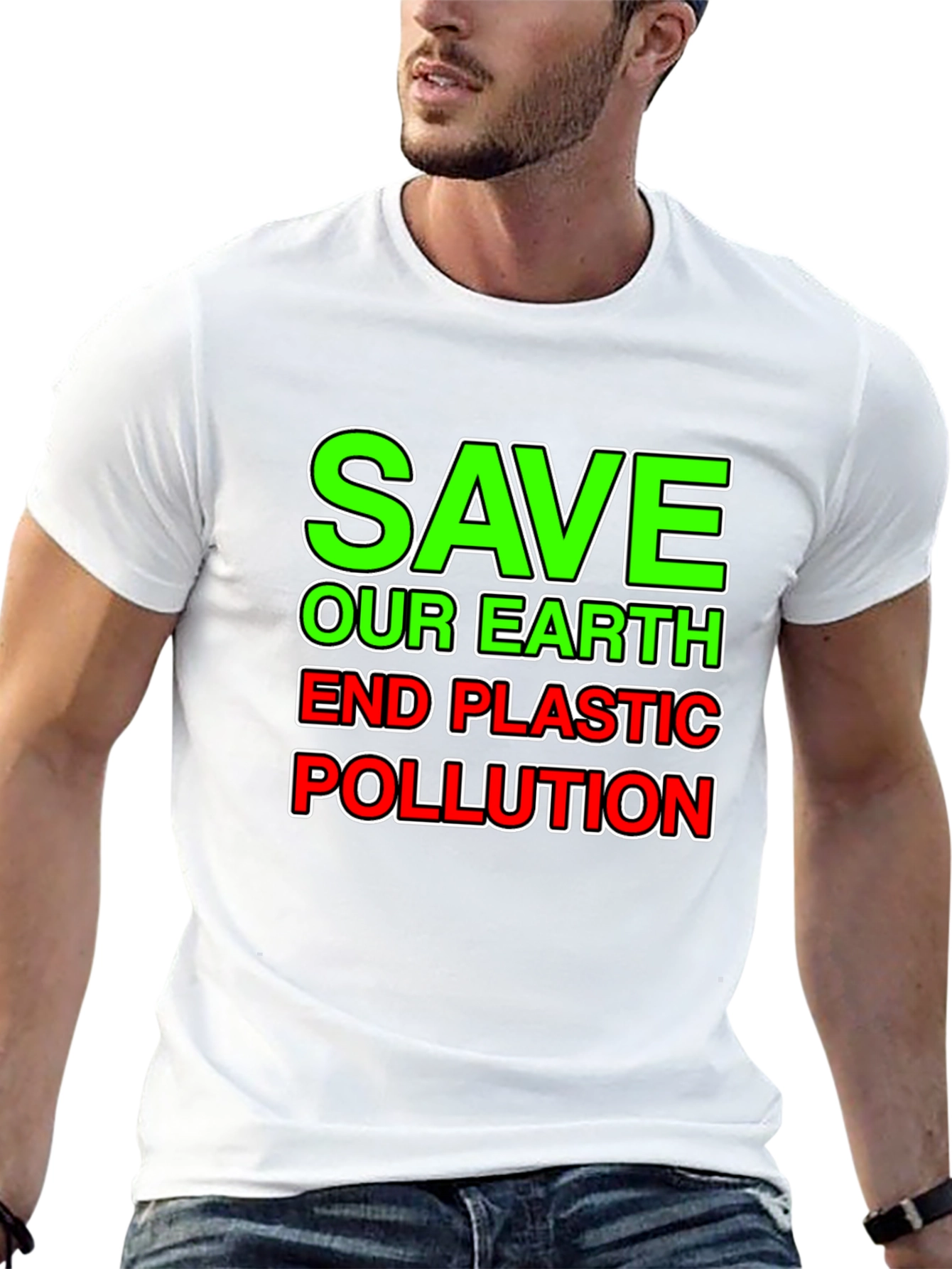 Save Our Earth T-Shirt - End Plastic Pollution