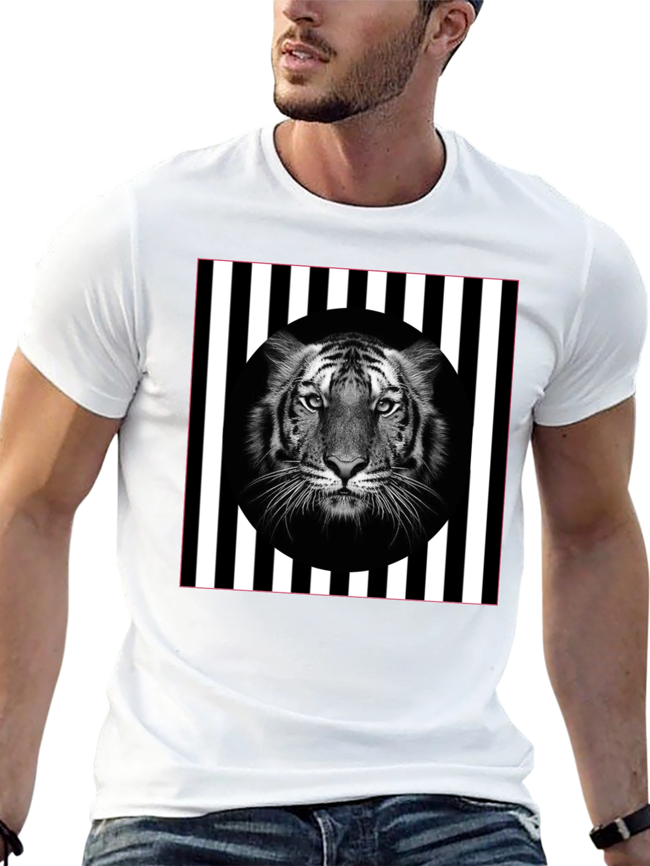 Tiger Stripe Graphic Tee