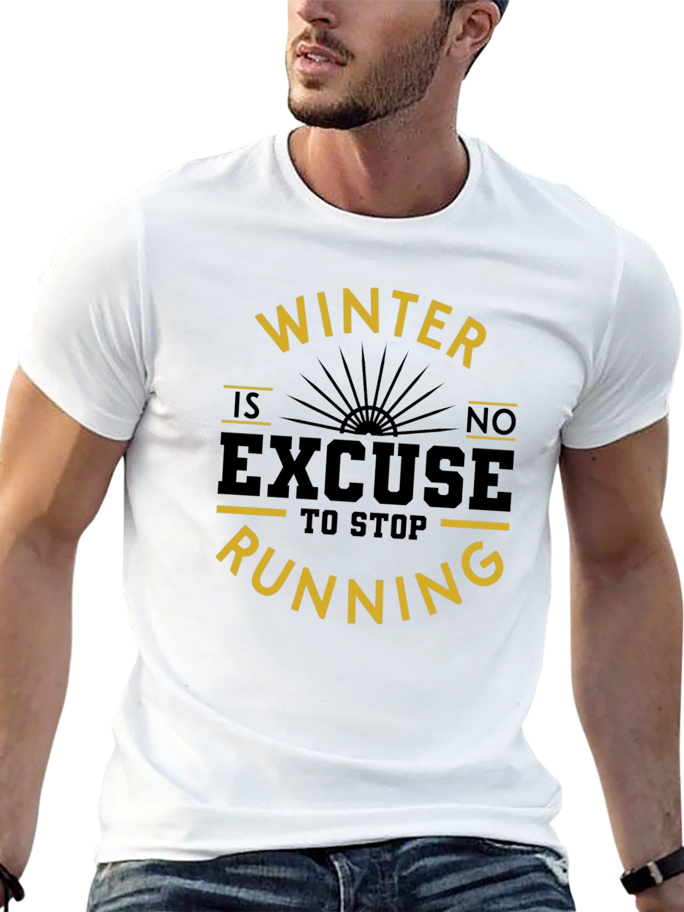 Winter Running Motivation T-Shirt
