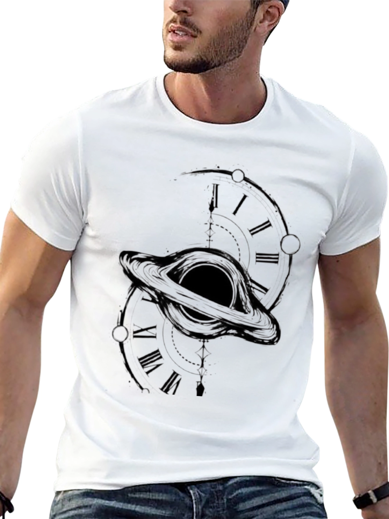 Black Hole Time T-Shirt - Space & Time Design