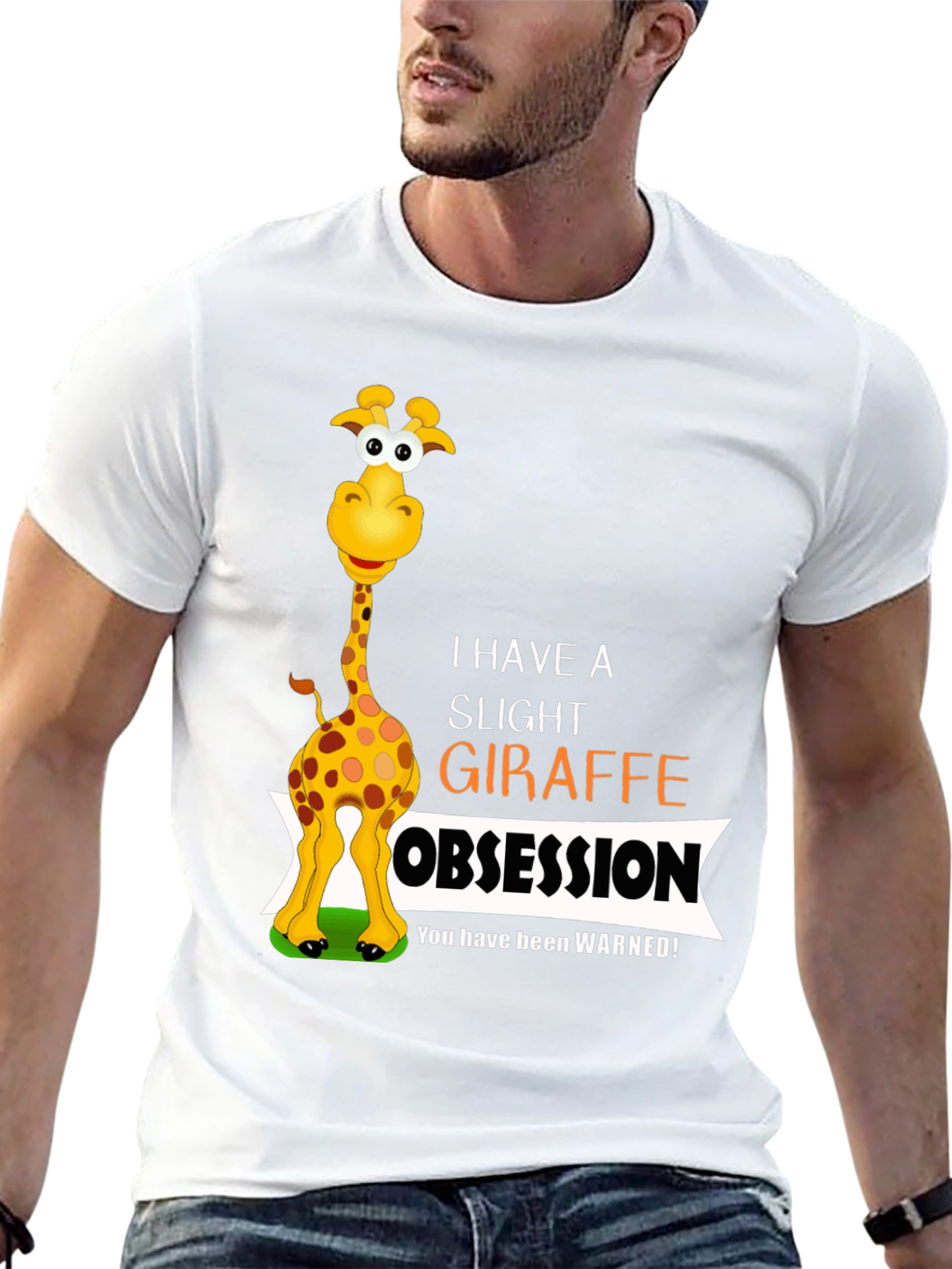 Giraffe Obsession Graphic T-Shirt