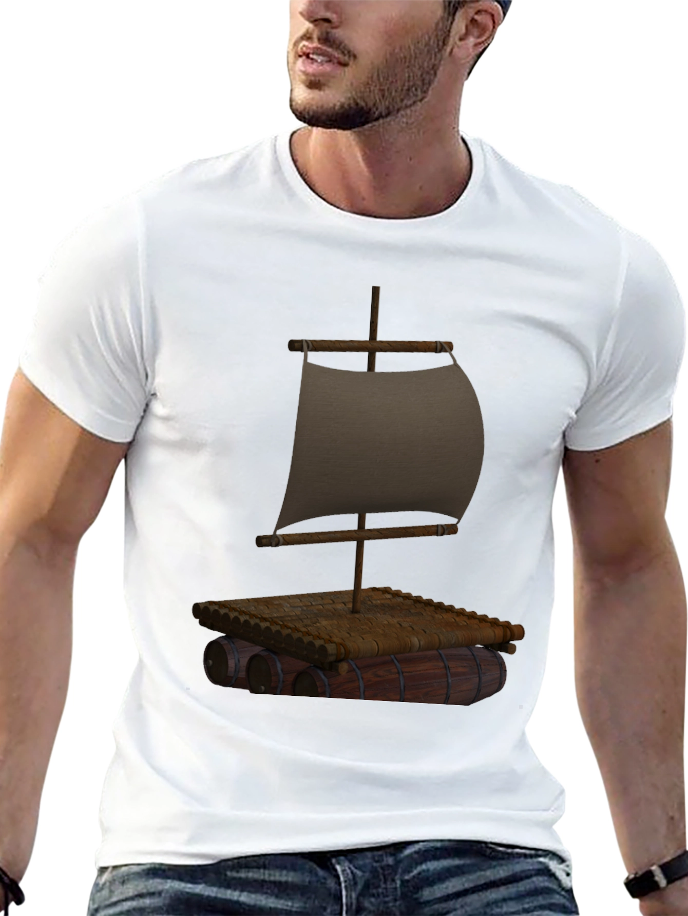 Raft Graphic Tee - Nautical Adventure Shirt