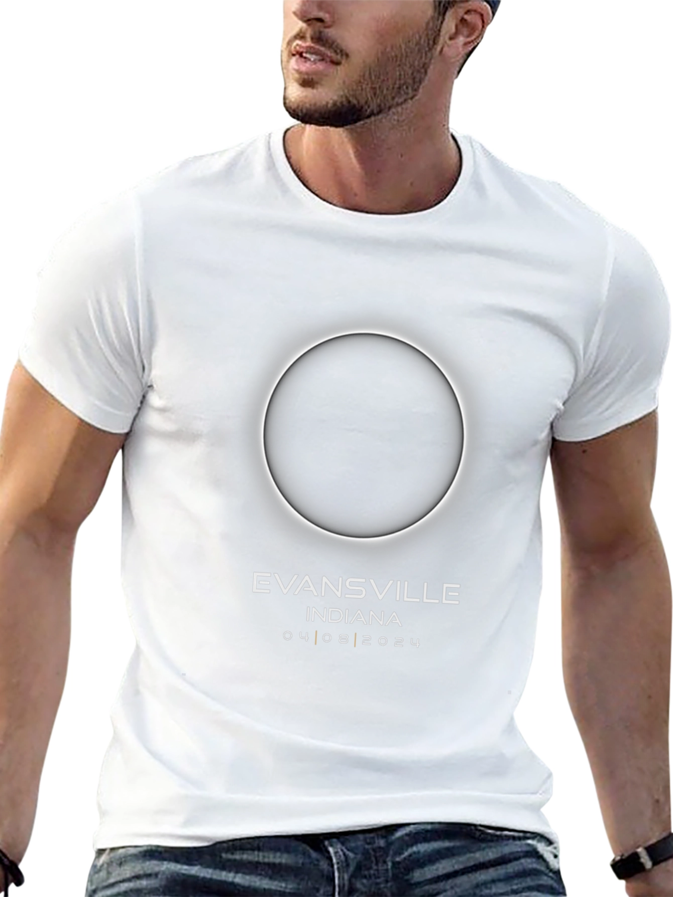 Evansville Indiana Eclipse 2024 T-Shirt