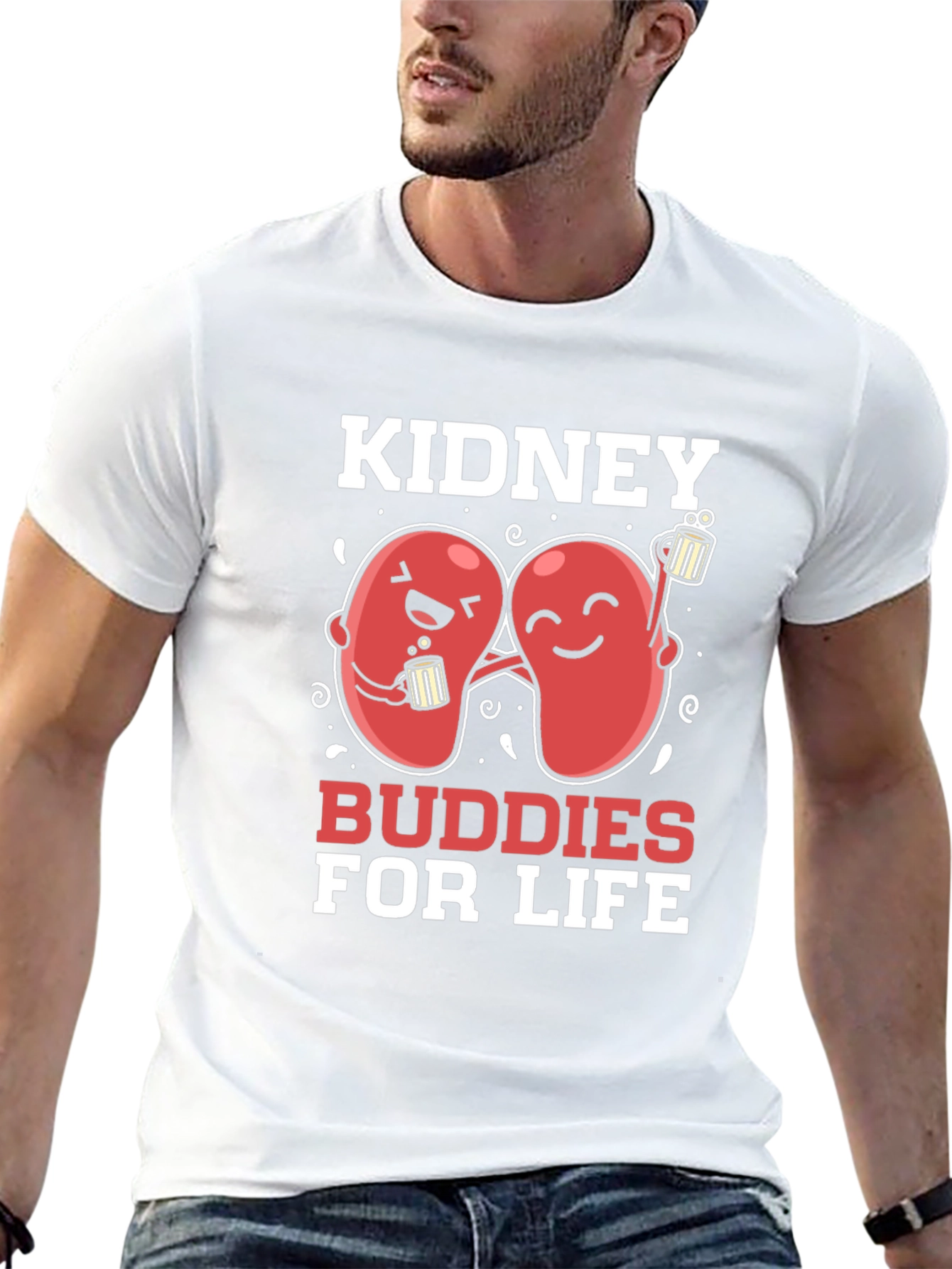 Kidney Buddies For Life Graphic T-Shirt