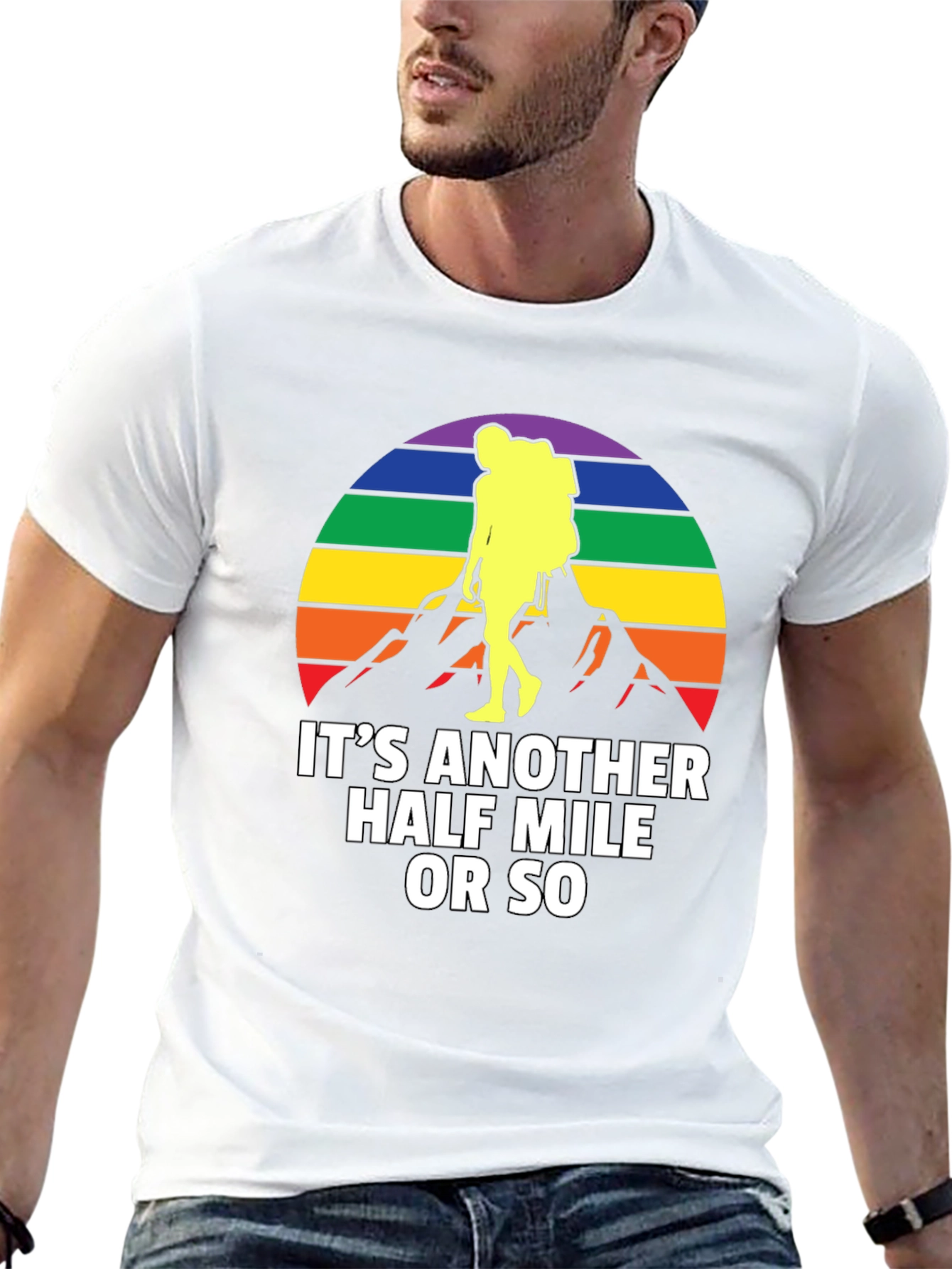 Hiking Pride Graphic T-Shirt