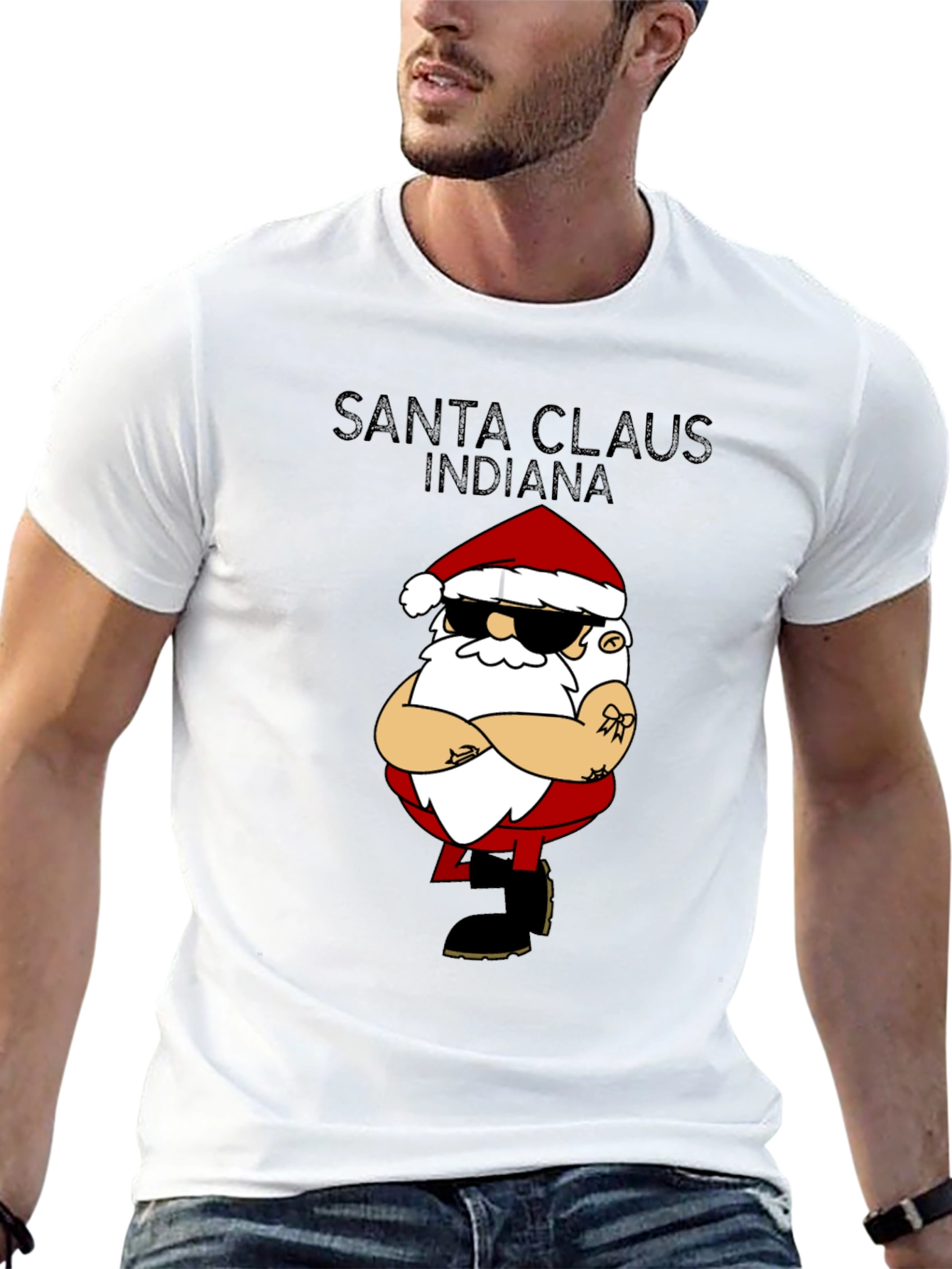 Santa Claus Indiana Graphic Tee