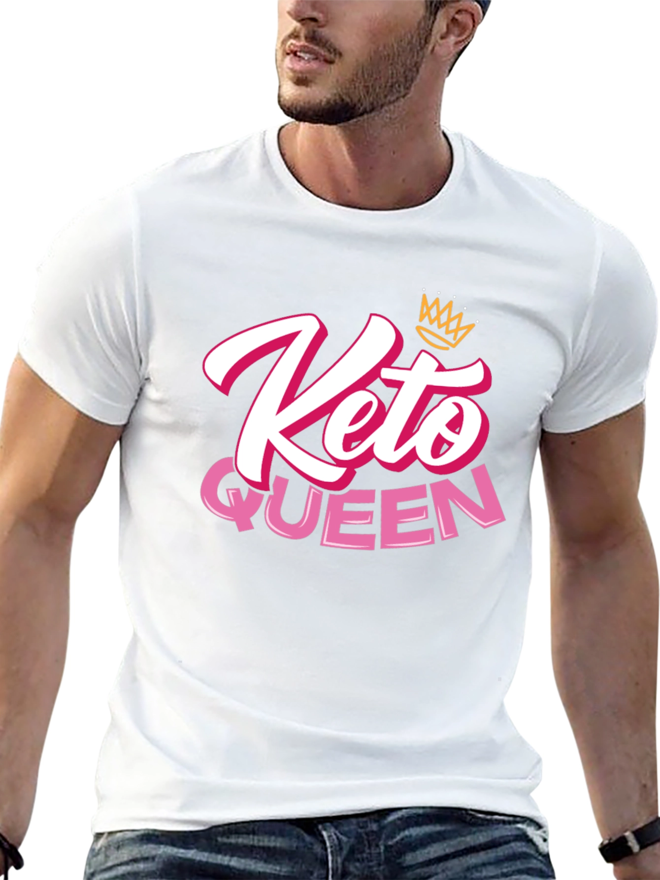 Keto Queen T-Shirt - Black Graphic Tee