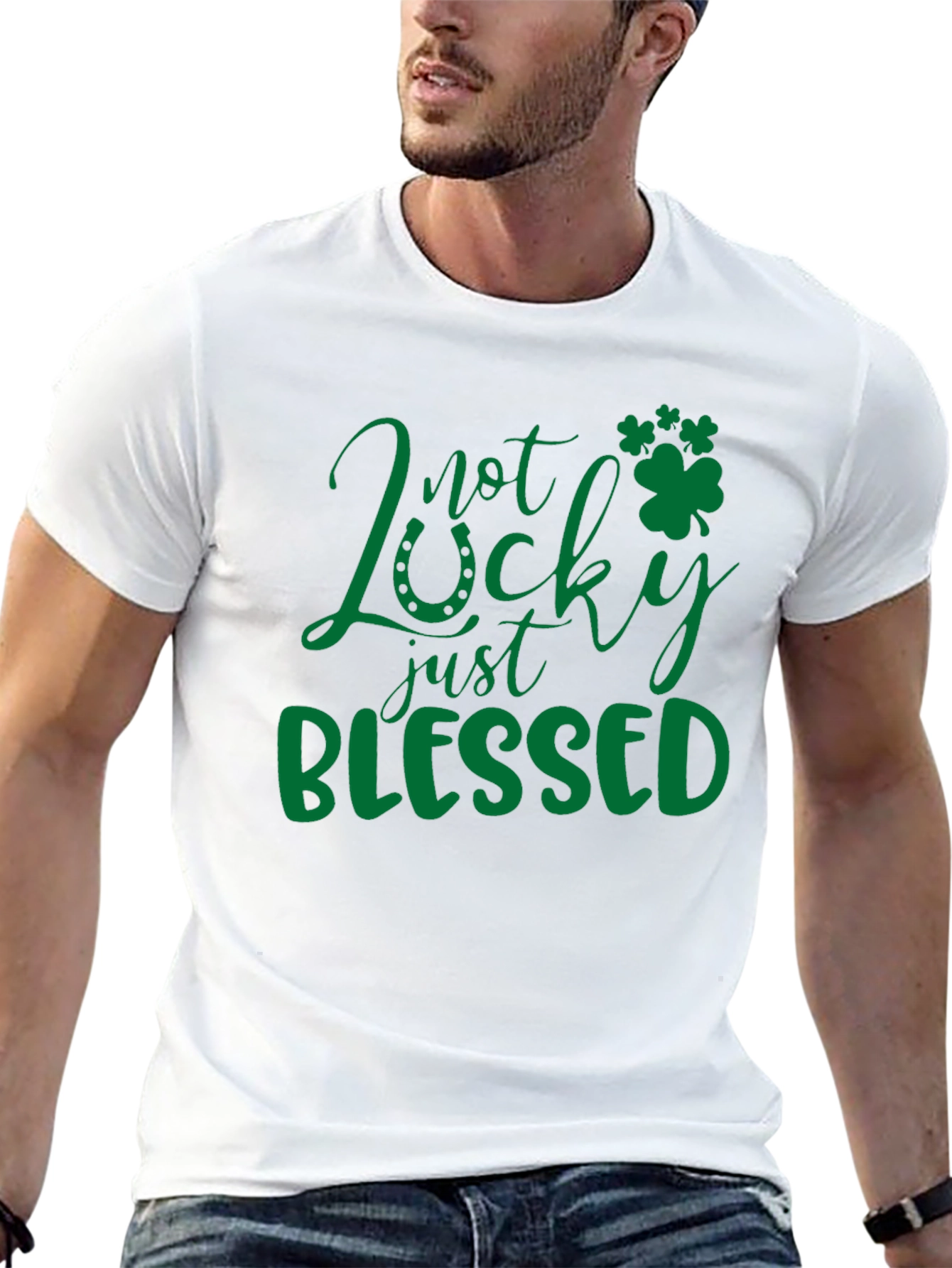 Lucky Blessed Shamrock St. Patricks Day T-Shirt