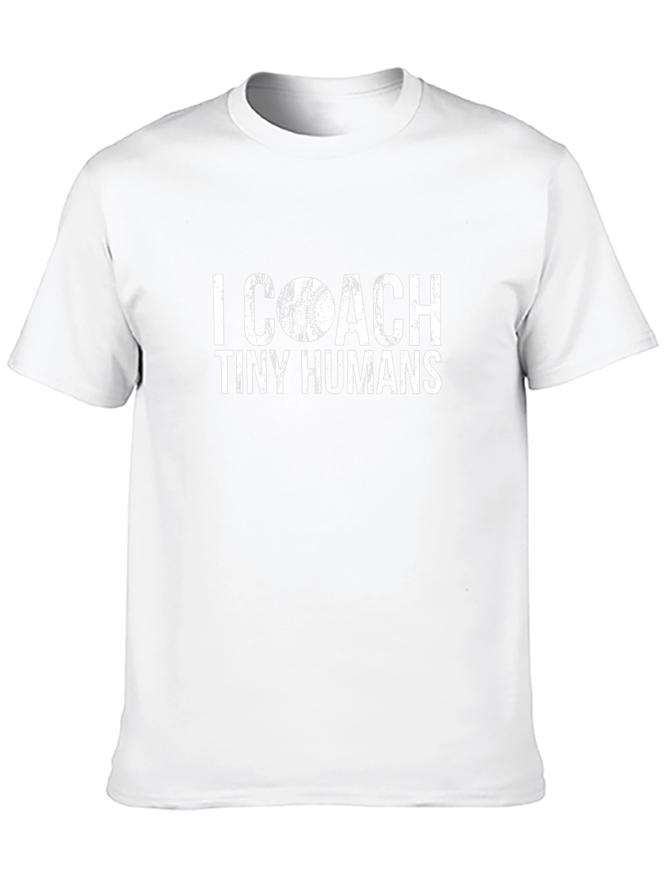 I Coach Tiny Humans Baseball T-Shirt