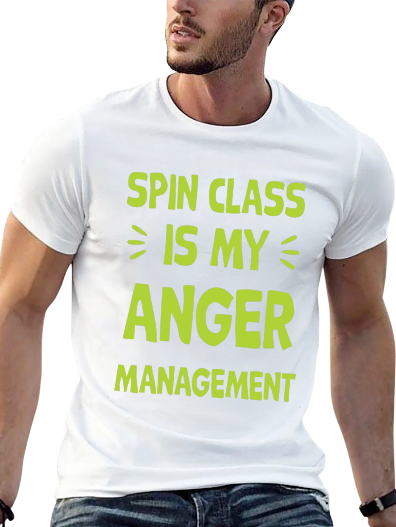 Spin Class Anger Management Graphic Tee