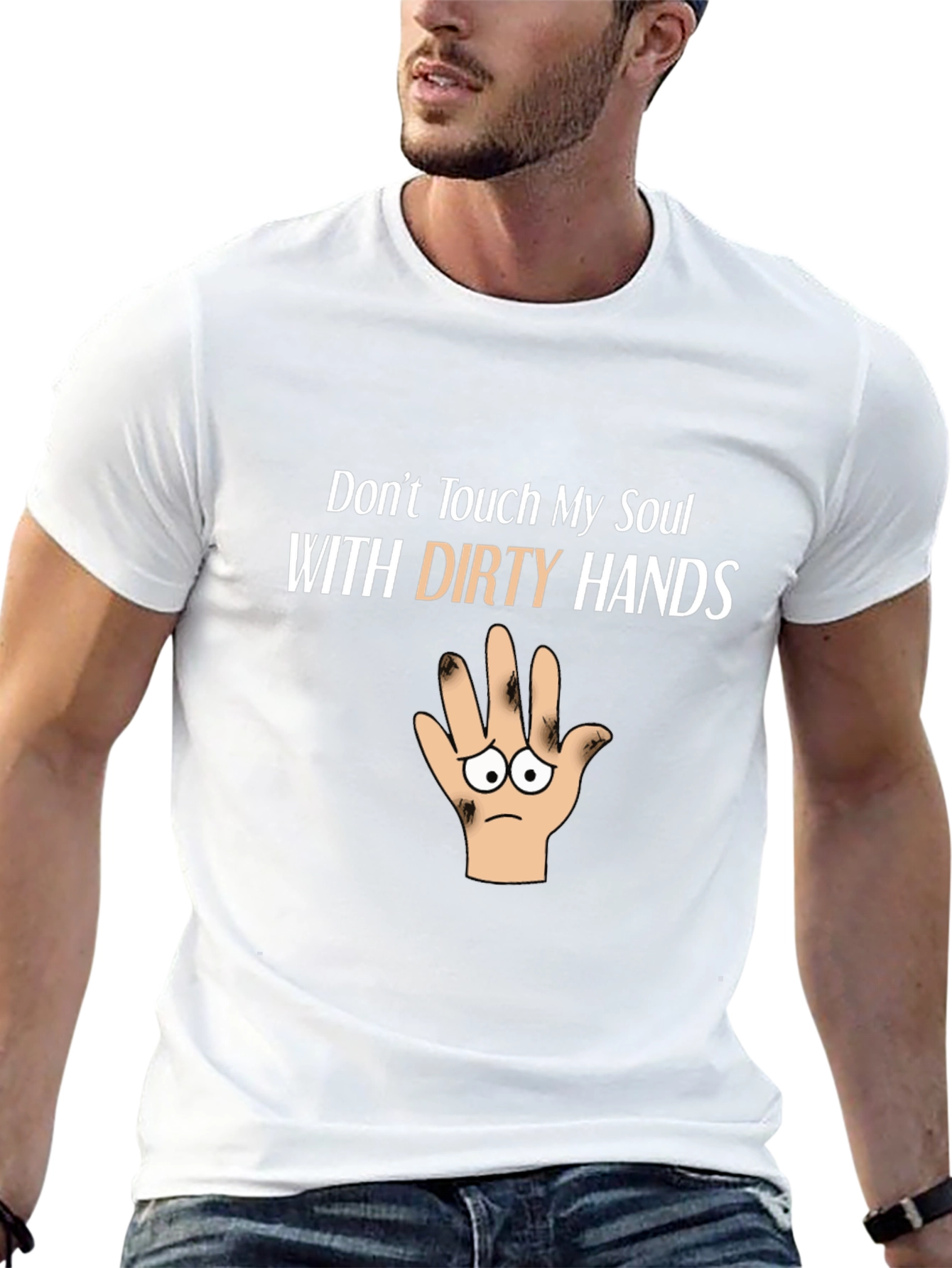 Dont Touch My Soul Funny Graphic T-Shirt