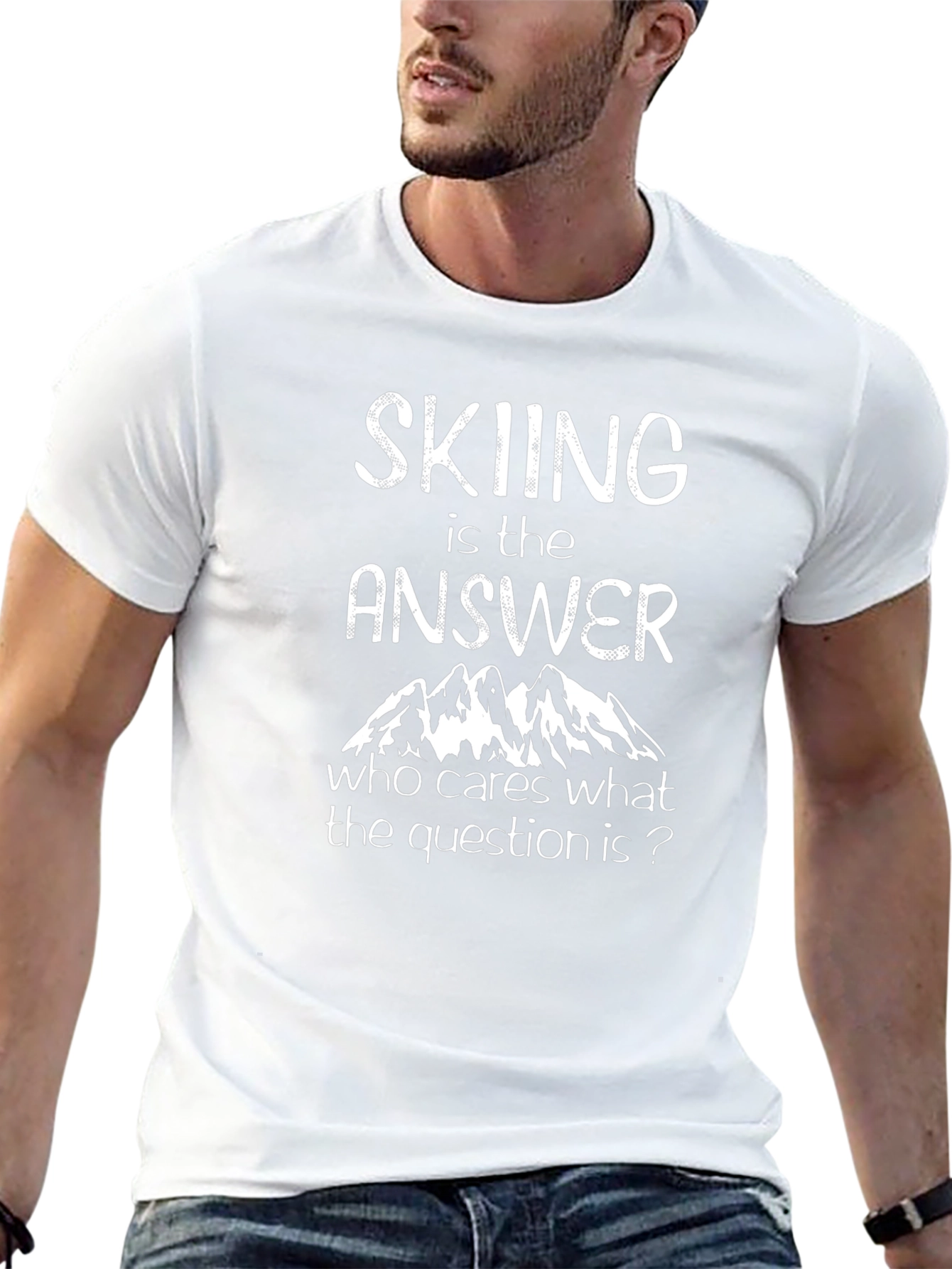 Skiing is the Answer T-Shirt