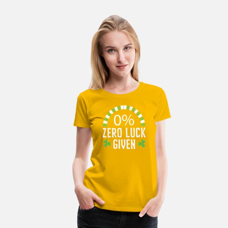 Zero Luck Given St. Patricks Day Irish Shamrock